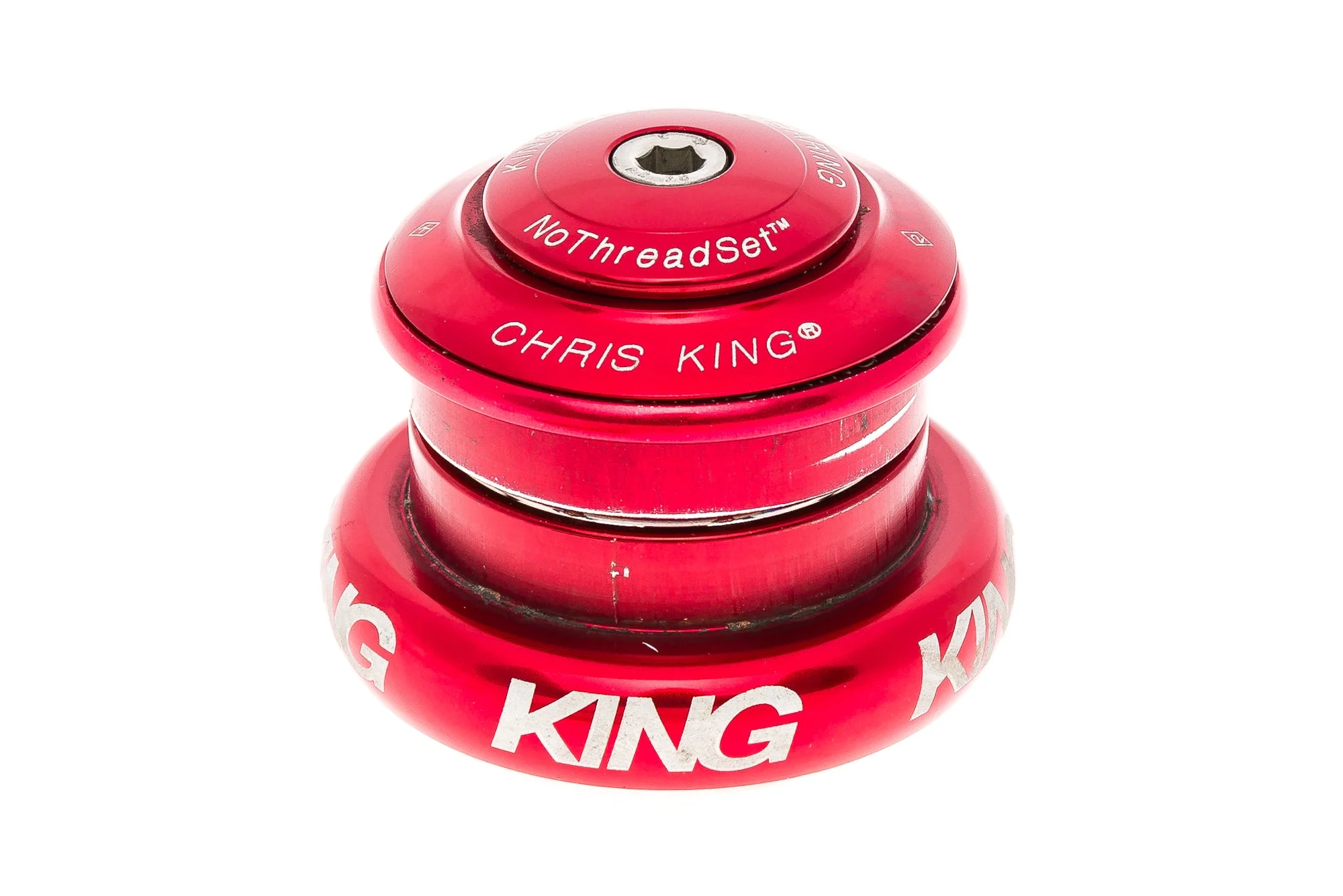 Chris King InSet 7 Headset 1 1/8-1.5" Red