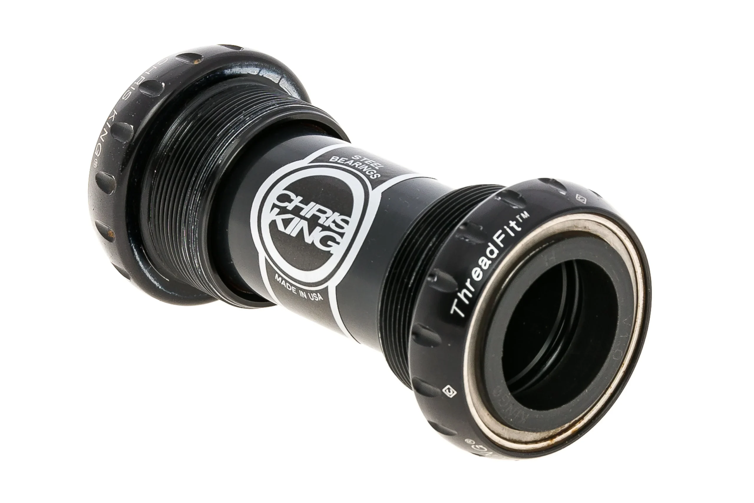 Chris King ThreadFit 24 Bottom Bracket 68mm English Black