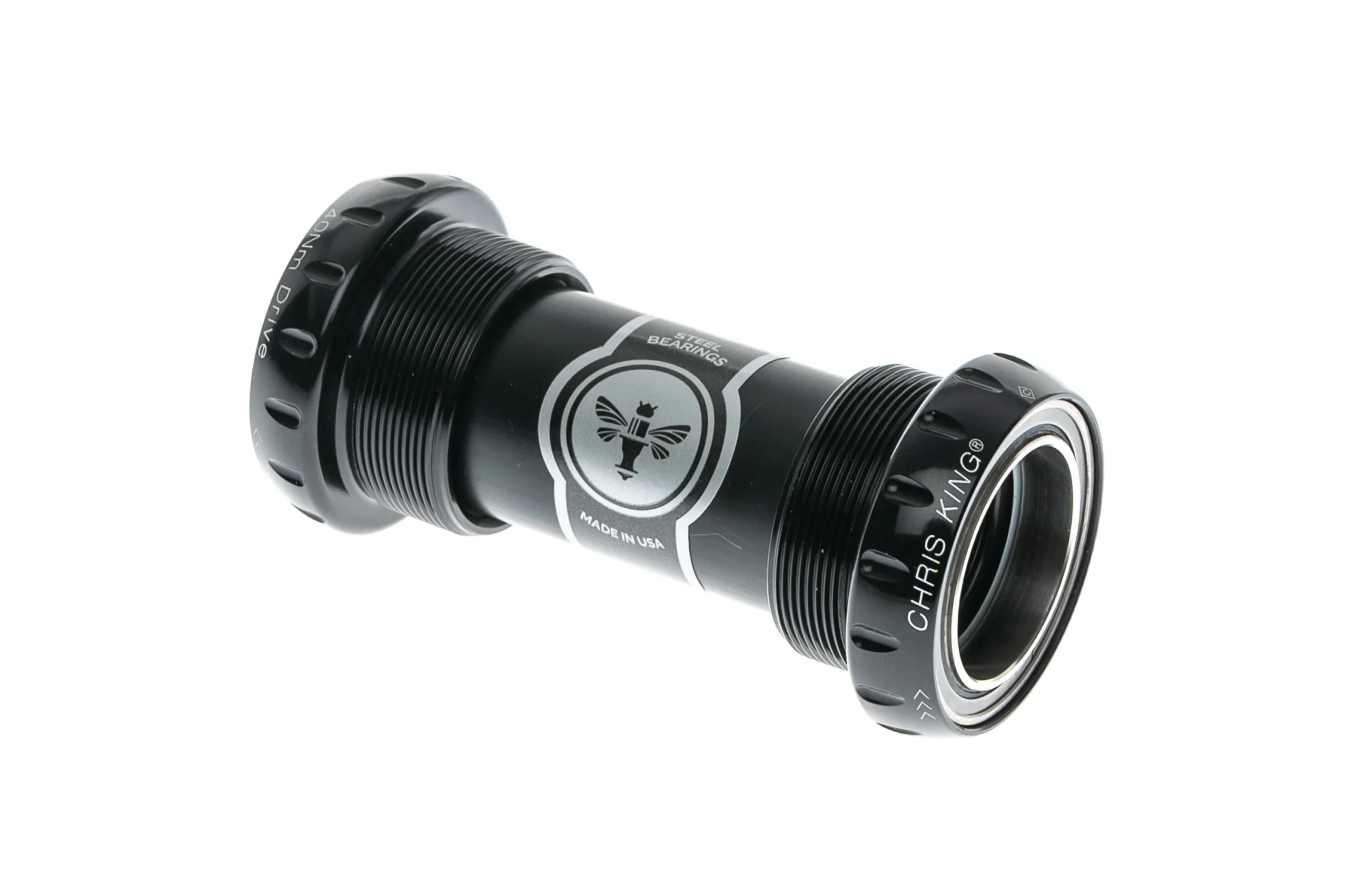 Chris King Threadfit 24 Bottom Bracket Black