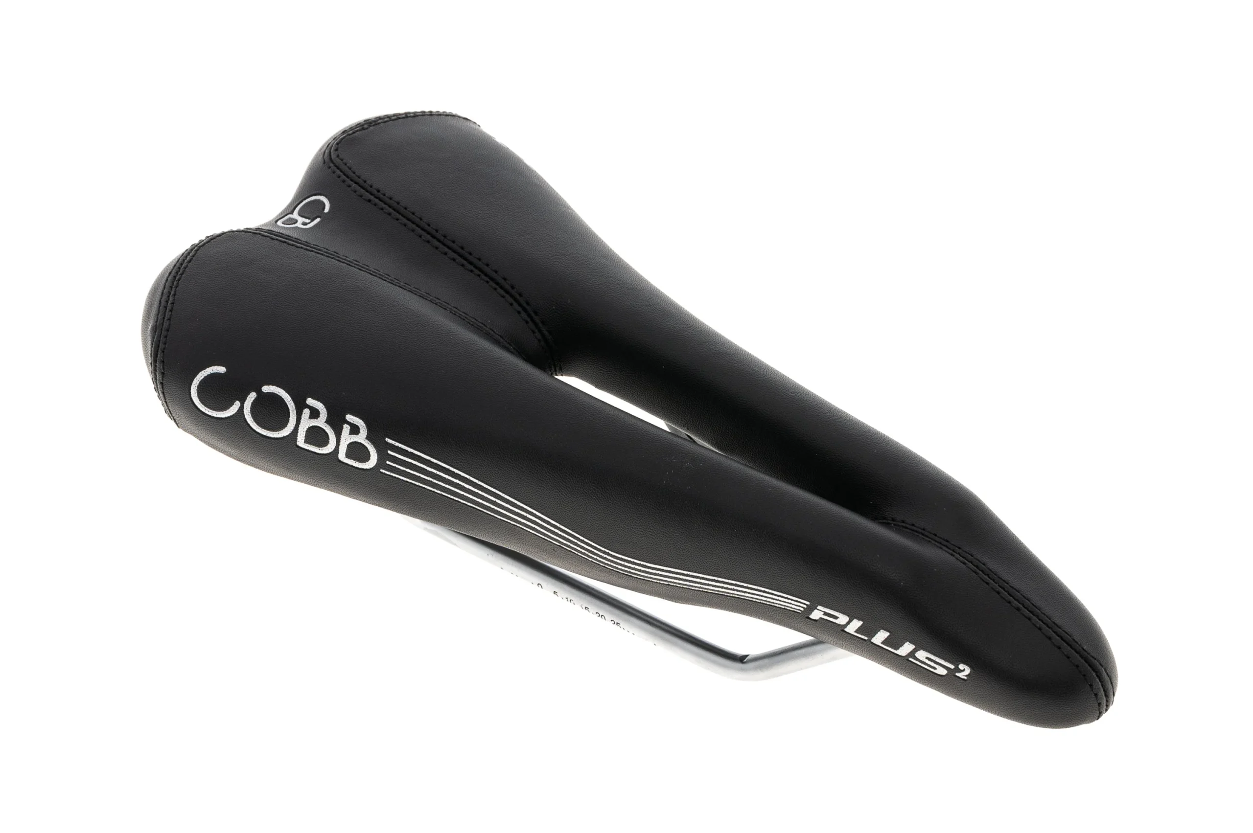 Cobb Plus 2 Saddle 130mm Cr-Mo Rails Black