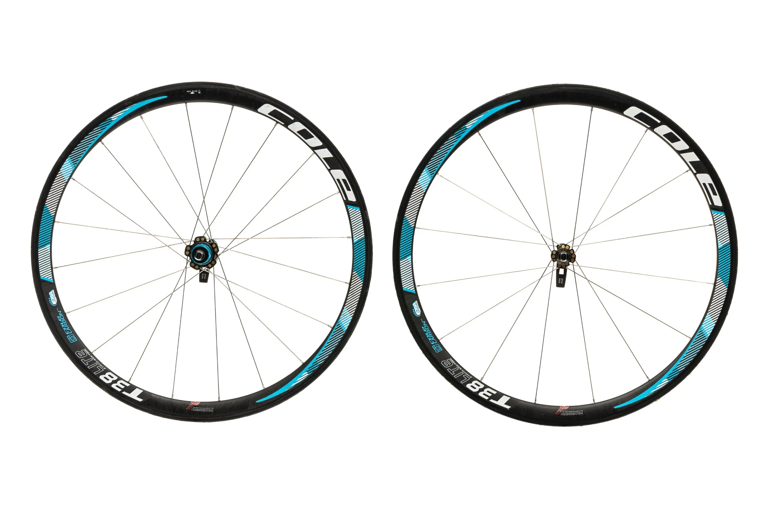 Cole T38 Lite Carbon Tubular 700c Wheelset