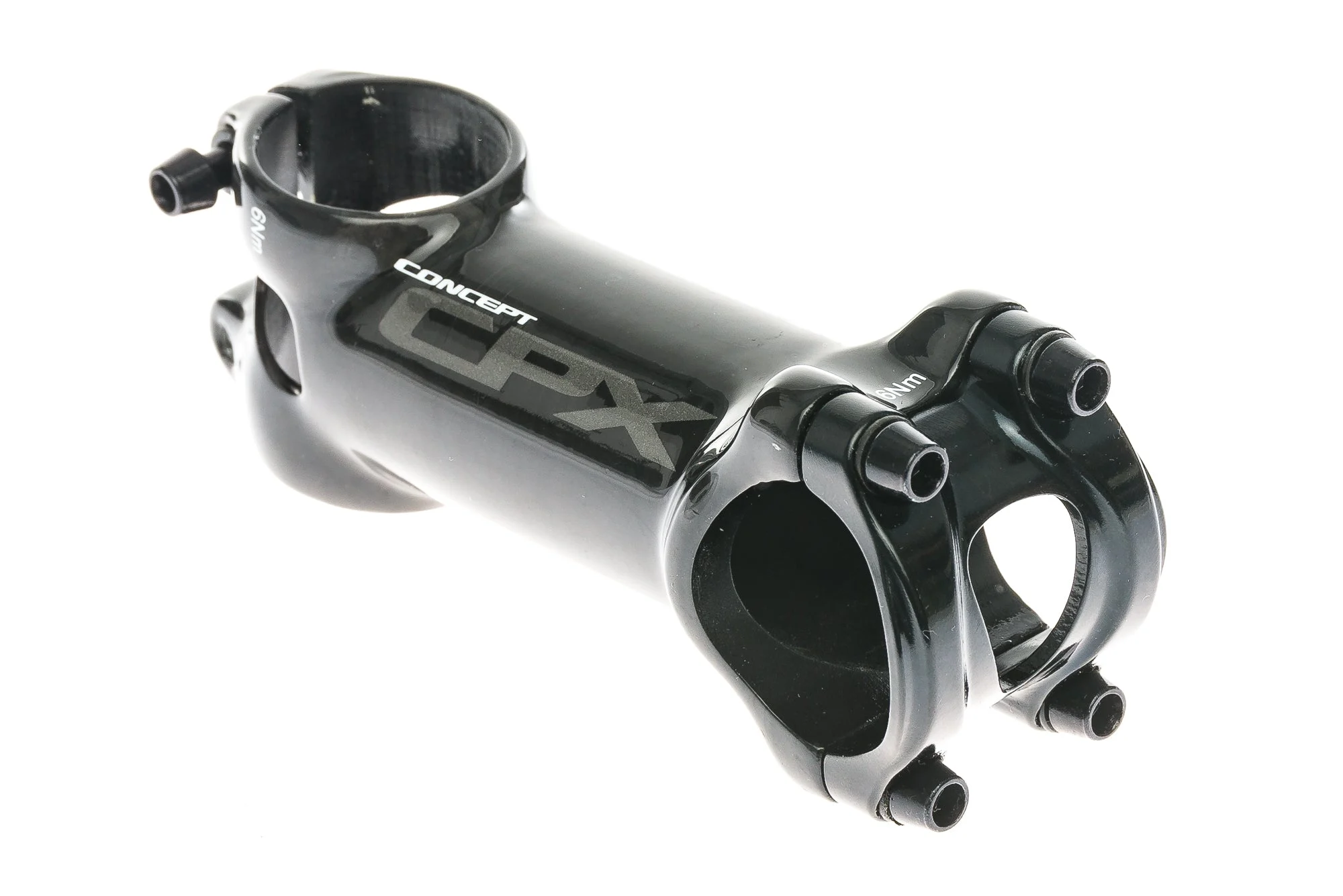 Concept CPX Carbon Stem 31.8mm Clamp 90mm 6 Degree Black