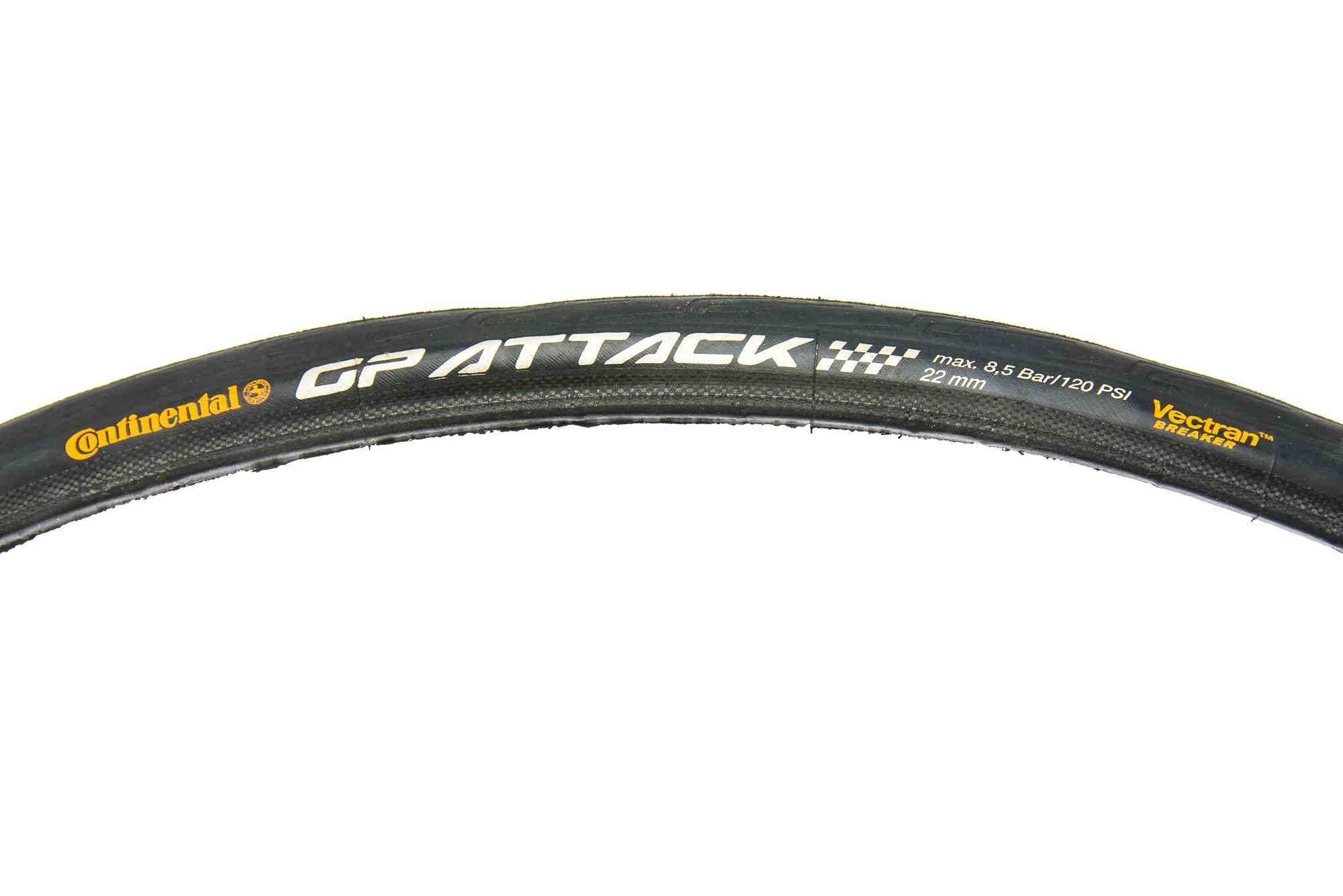 Continental GP Attack Tire 700c x 22mm 3/330 TPI Clincher - Excellent