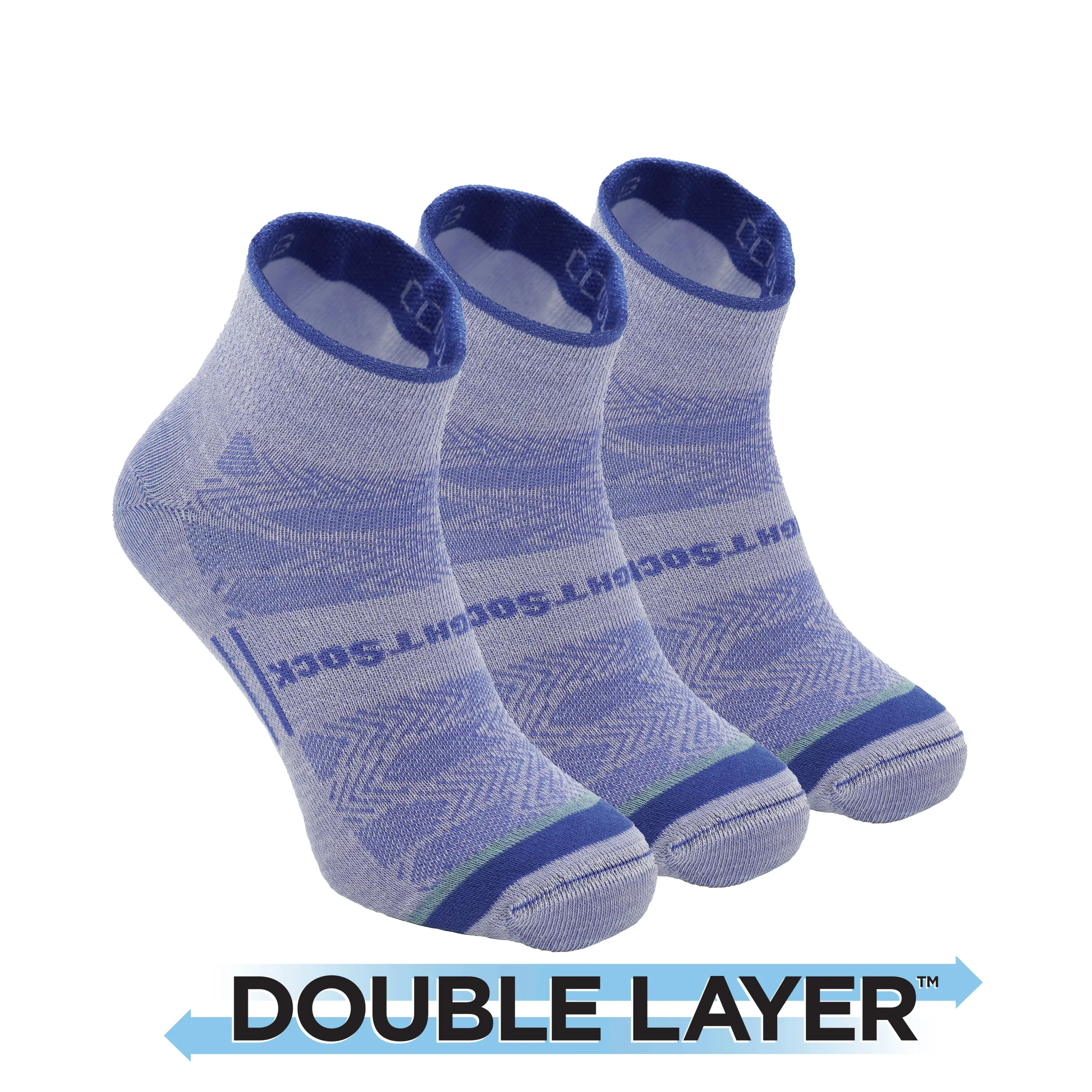 Coolmesh II - Quarter Length - 3 Pair Pack - Anti Blister System