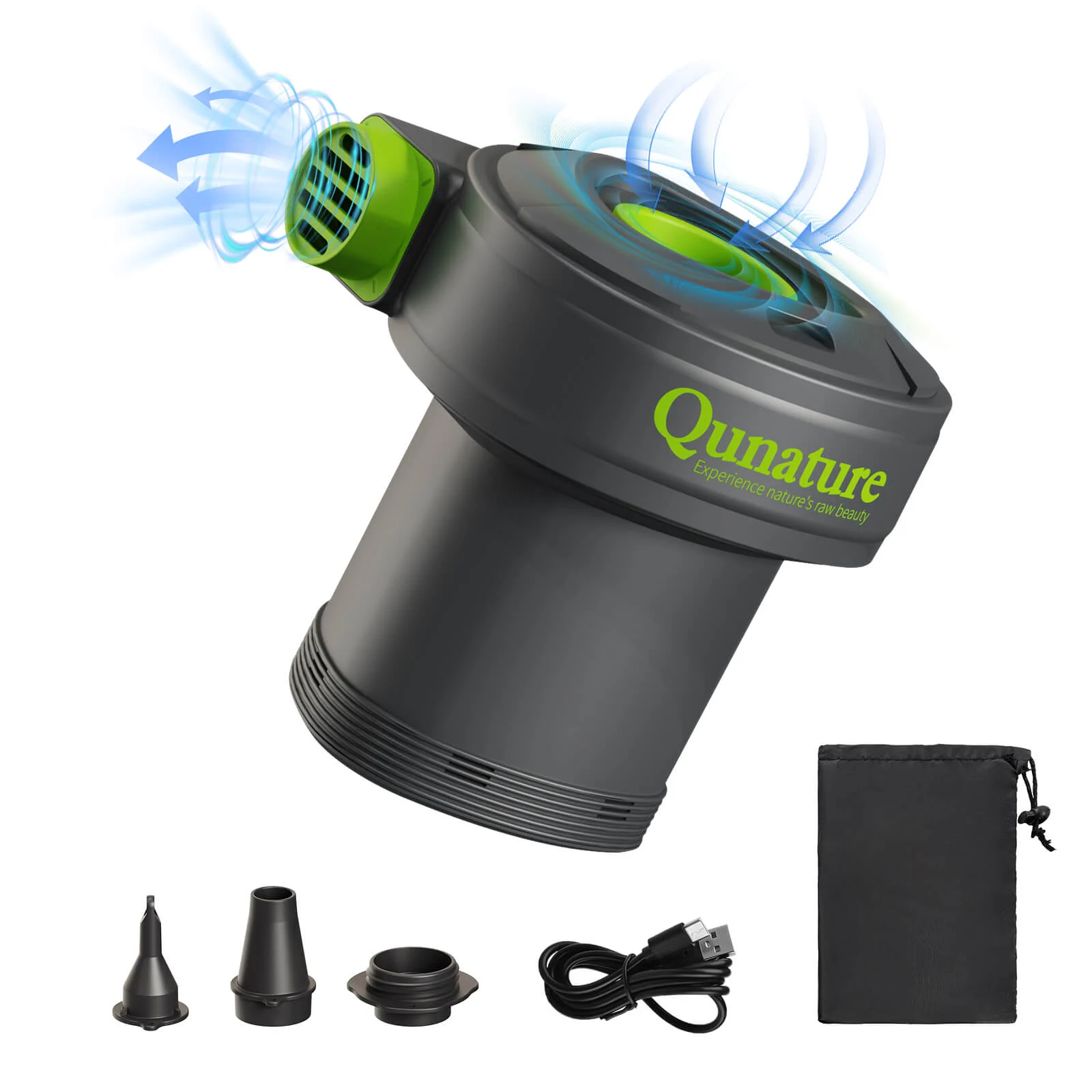 Cordless Handheld Electric Air Pump with Dual High-Capacity Batteries Wilderness Pulse Series