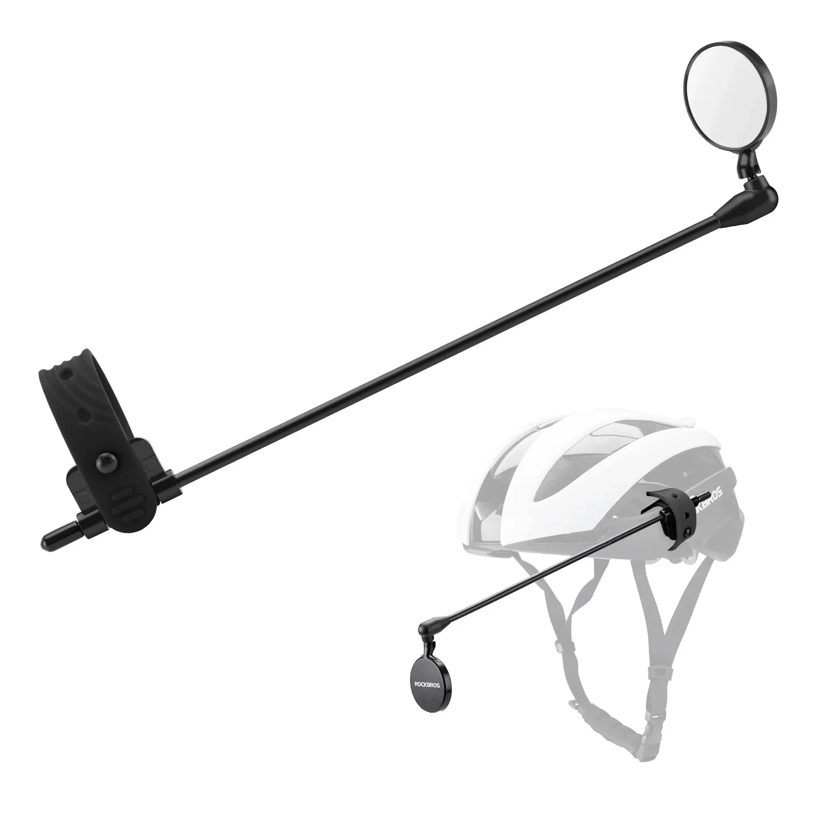 Cycling Helmet Mirror Adjustable Extendable Arm