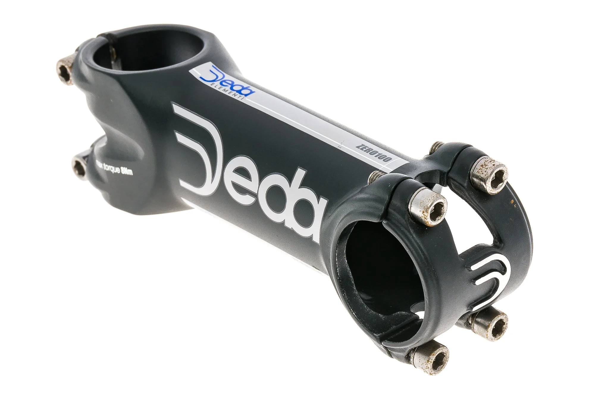 Deda Elementi Zero 100 Alloy Stem 31.8mm Clamp 100mm 8 Degree Black