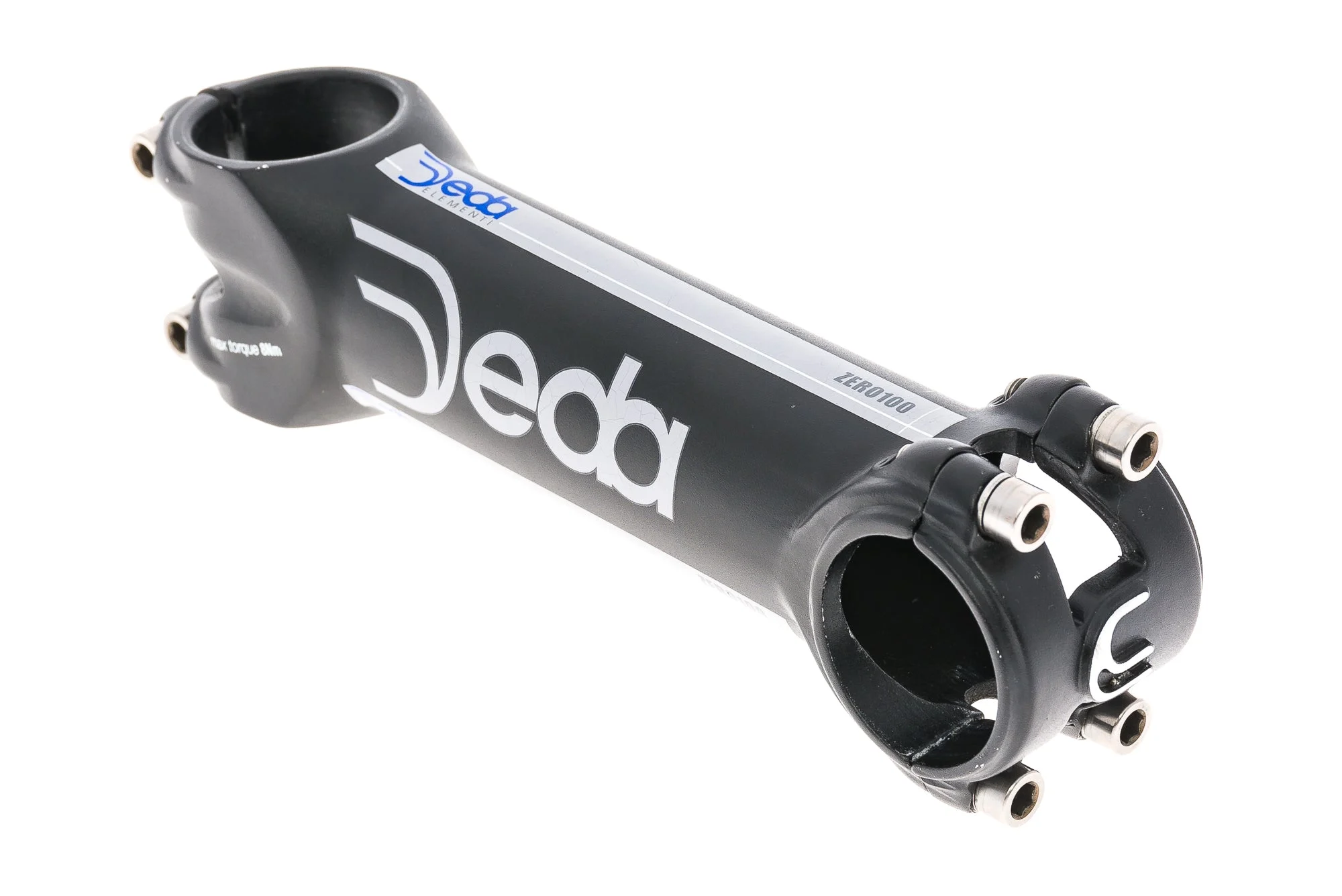 Deda Elementi Zero 100 Aluminum Stem 31.8mm Clamp 130mm 8 Degree