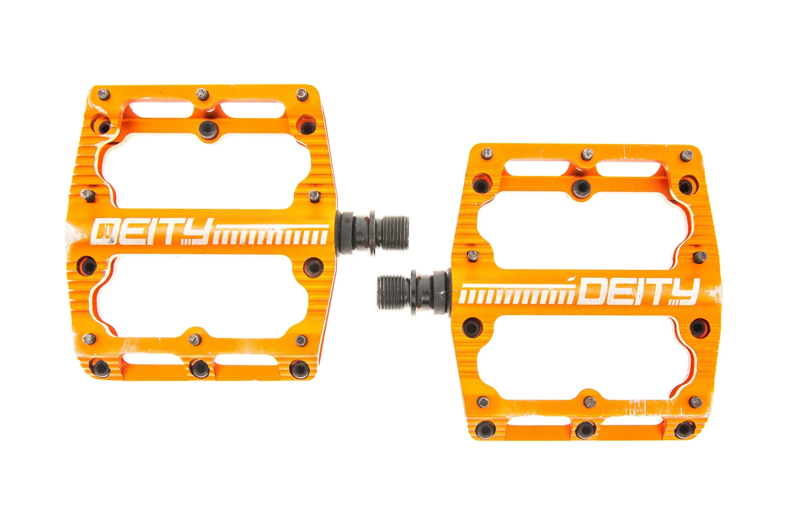 Deity Black Kat Pedals Platform Orange