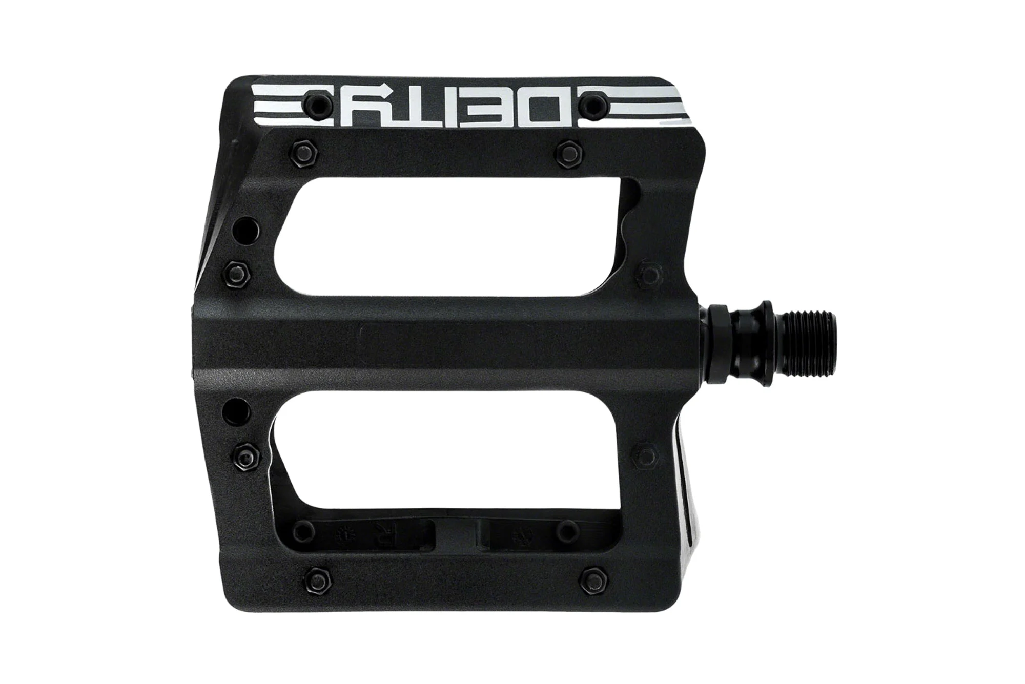 Deity Compound V2 Flat Pedals Black