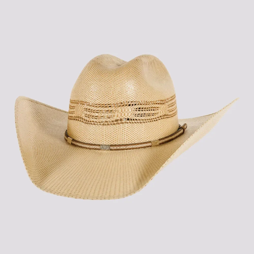 Deuce | Mens Tan Bangora Straw Cowboy Hat