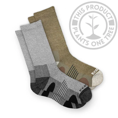 Diabetic Non-Binding Bamboo Hiking/Outdoor Crew Socks