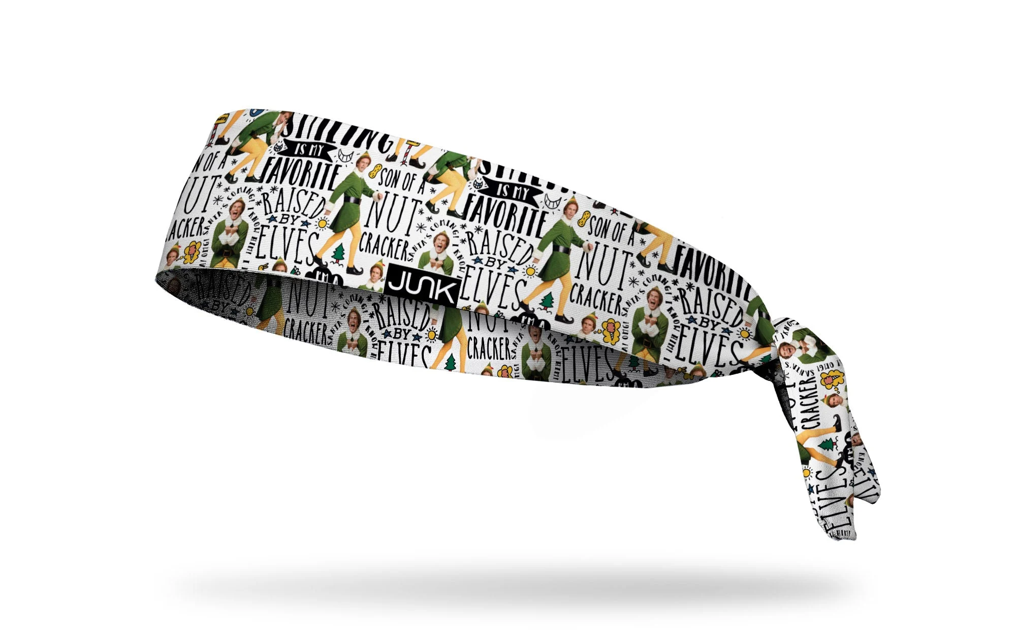 Elf: Sayings Flex Tie Headband