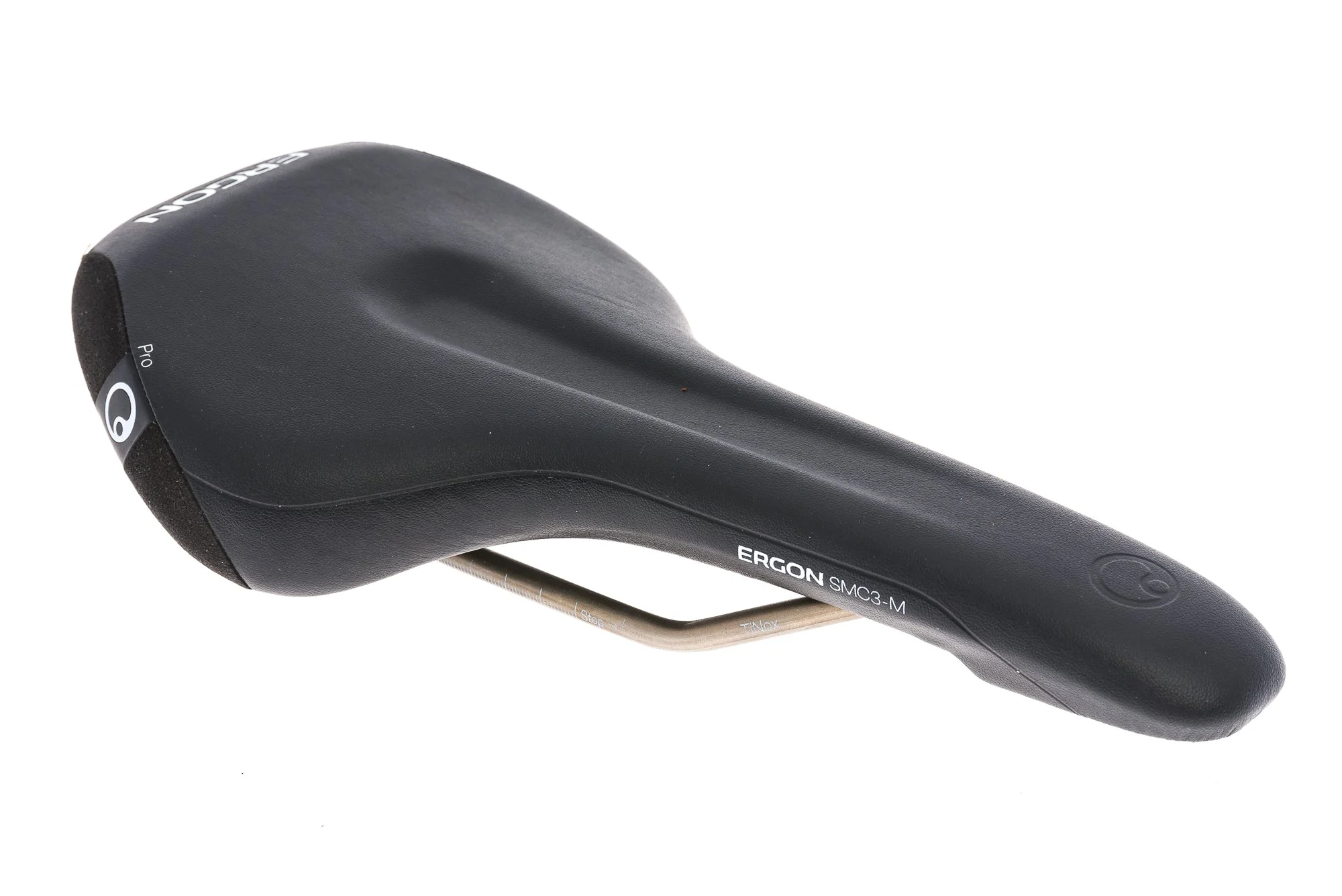 Ergon Pro SMC3-M Saddle 146mm TiNox Rails Black