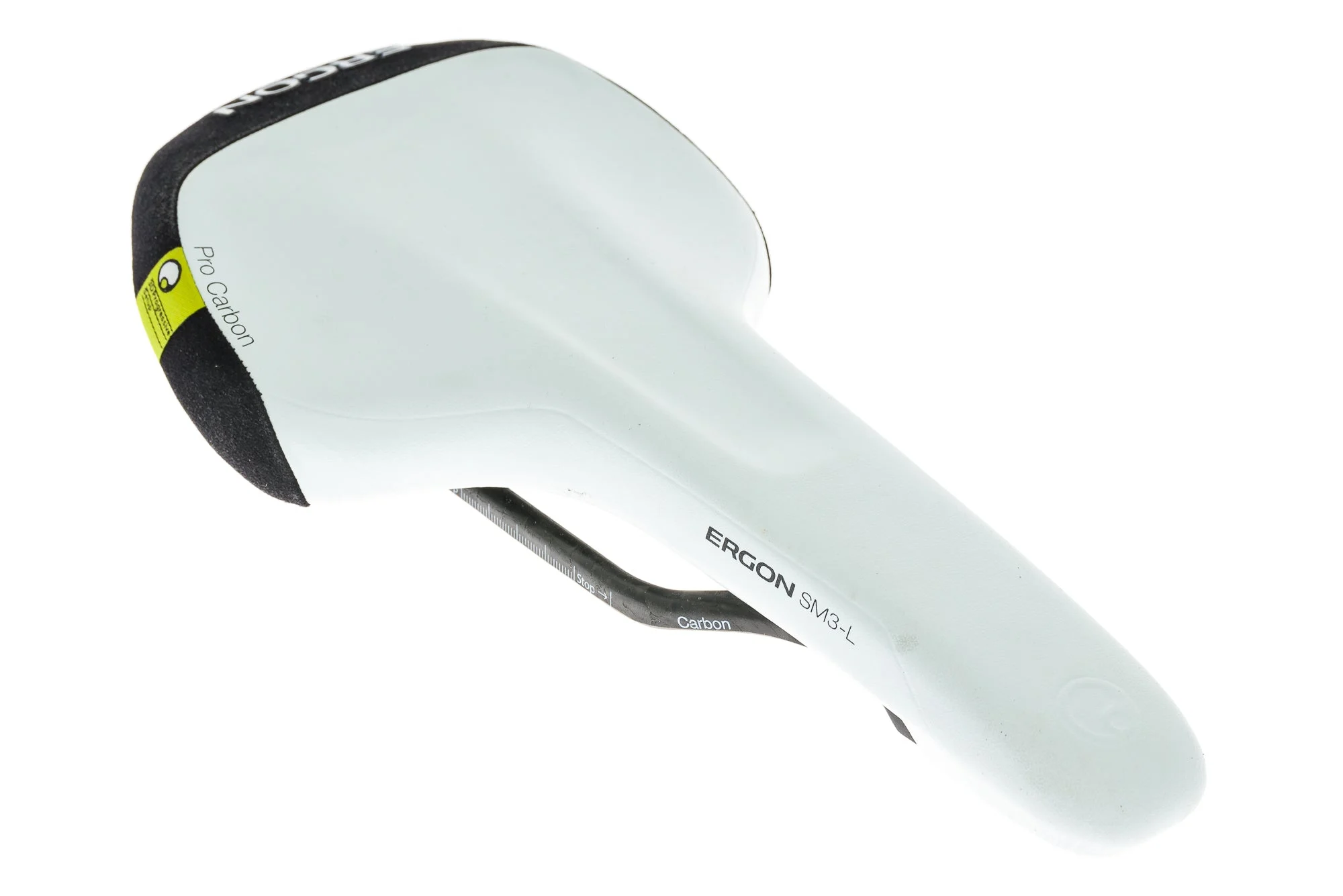 Ergon SM3-L Pro Saddle Large Carbon Rails White - Pre-Owned