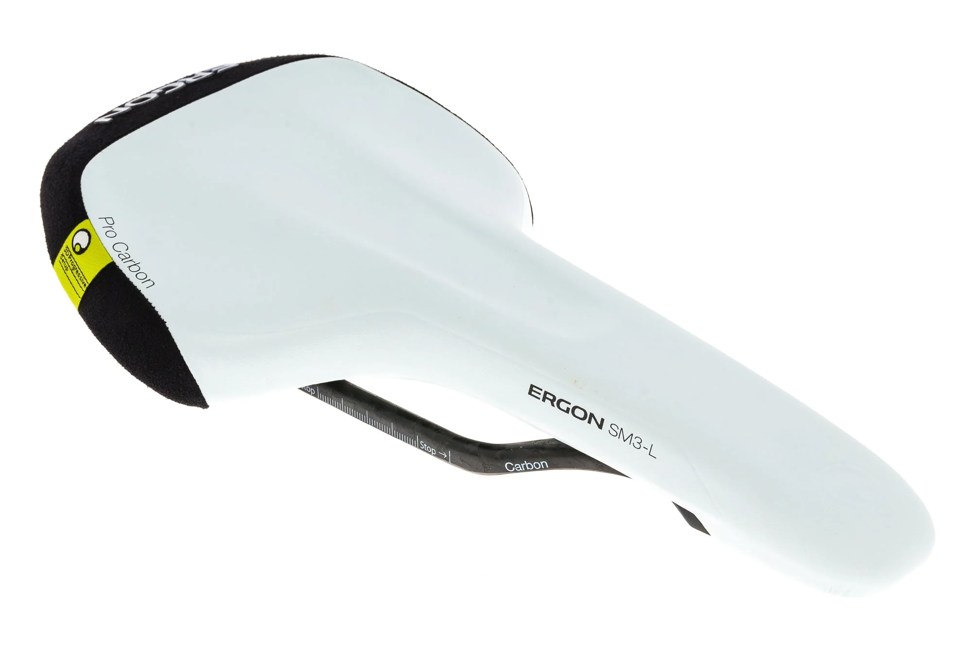 Ergon SM3-L Pro Saddle Large Carbon Rails White