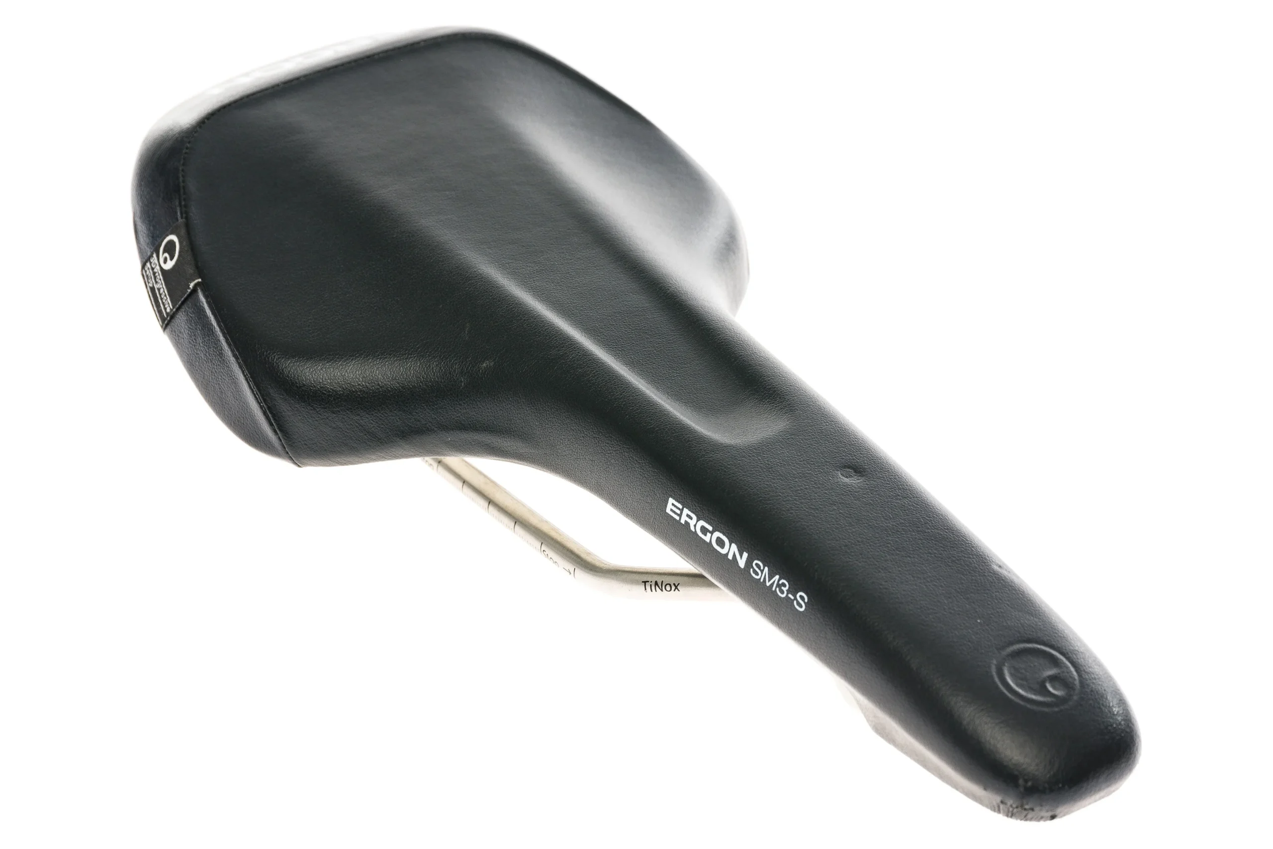 Ergon SM3-S Saddle 135mm TiNox Rails Black
