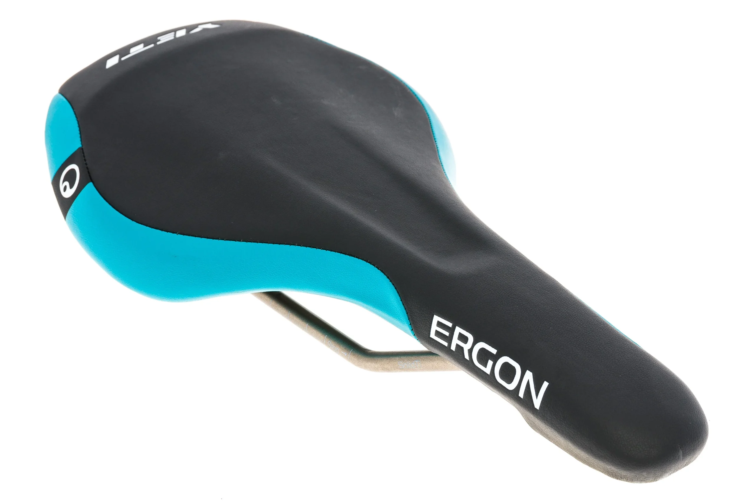 Ergon SME3-M Yeti Saddle 142mm Ti Rails Saddle Black/Teal