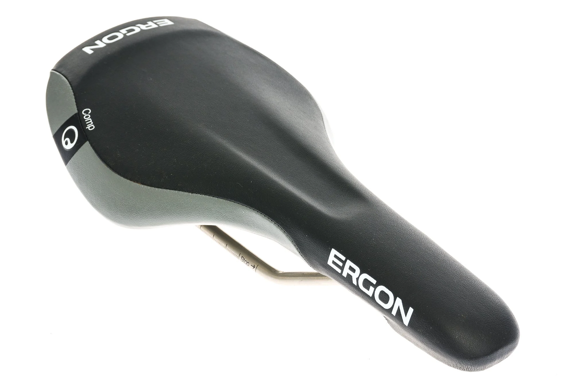 Ergon SME3-S Comp Saddle Small Ti-Nox Rails Black/Grey