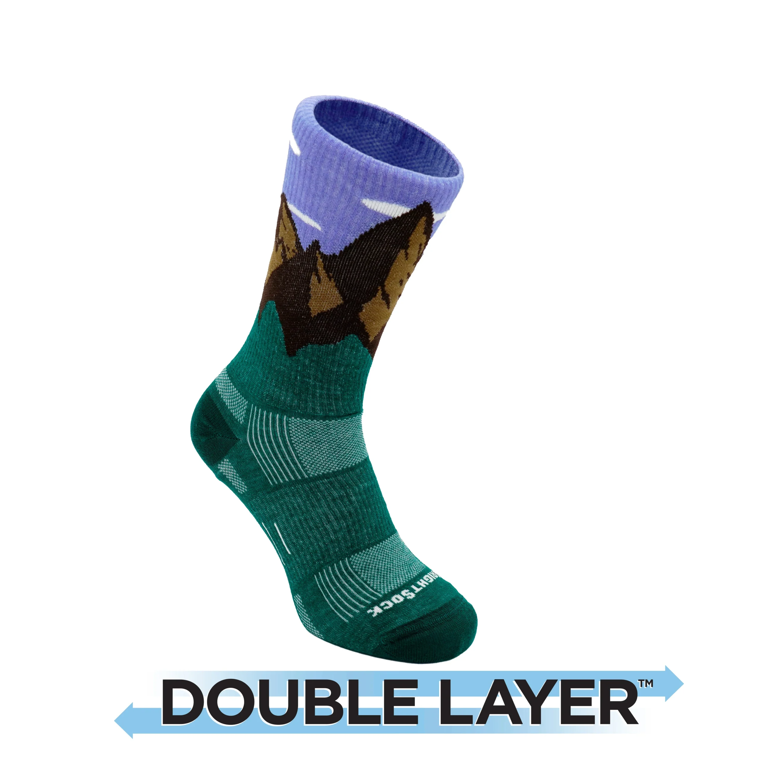 Explore - Crew Length - Green Mountain Valley - Anti Blister System