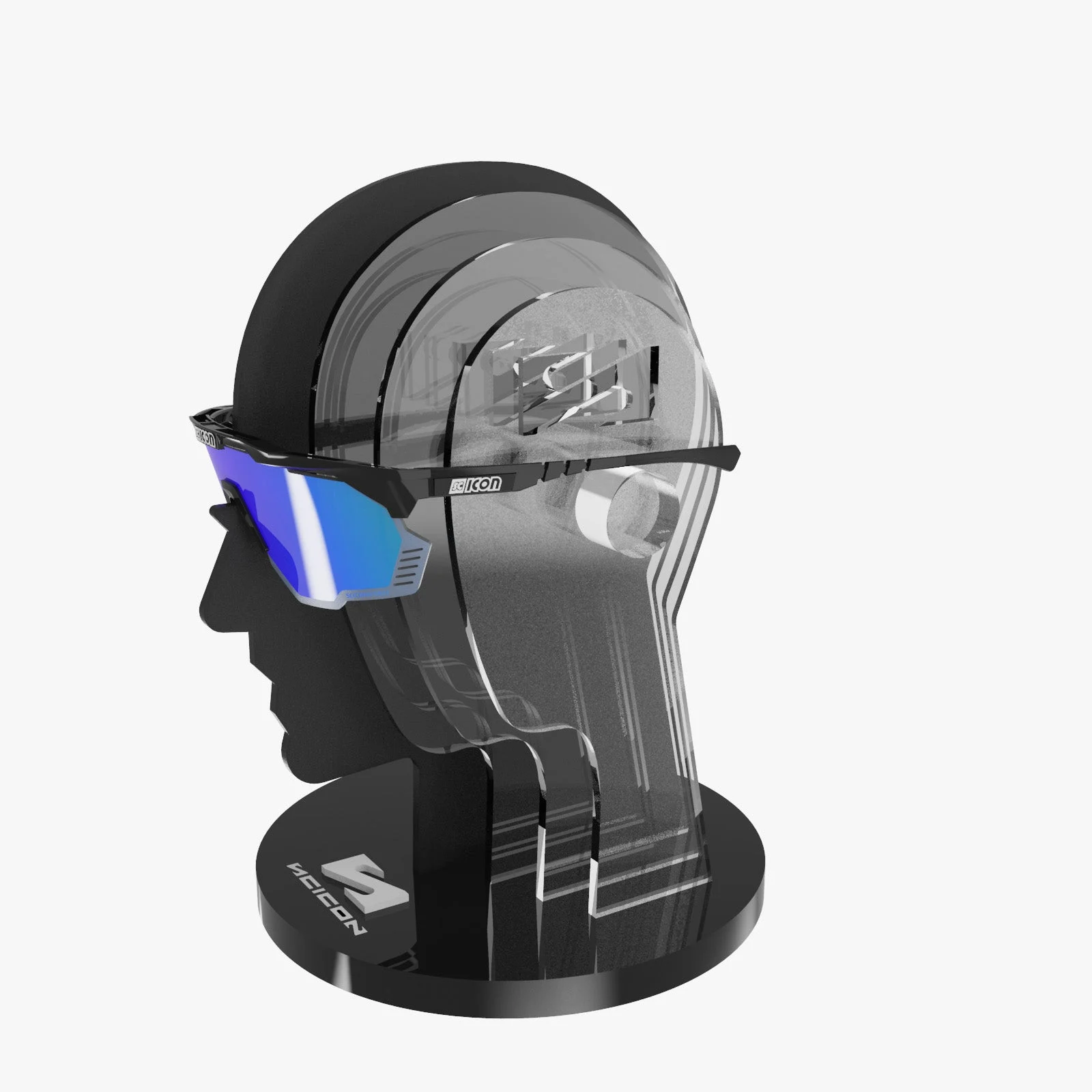 Expositor de metacrilato para gafas