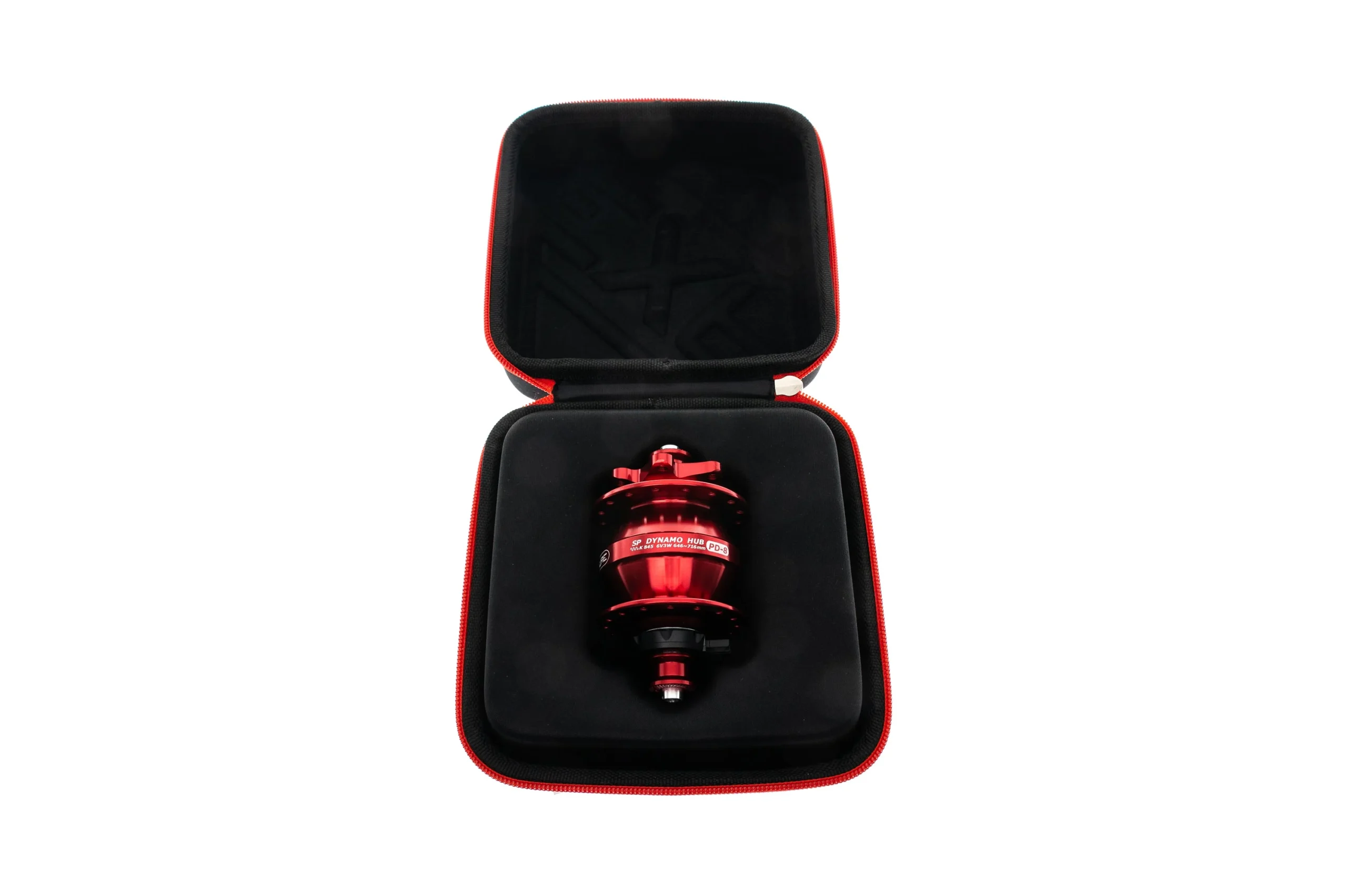 Exposure Lights Revo Dynamo Front Hub 100mm QR 32 Hole Disc Red