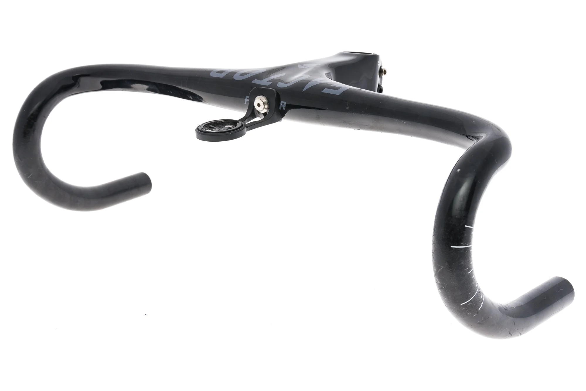 Factor Carbon Integrated Handlebar 42cm x 100mm Stem Black 1 1/8"