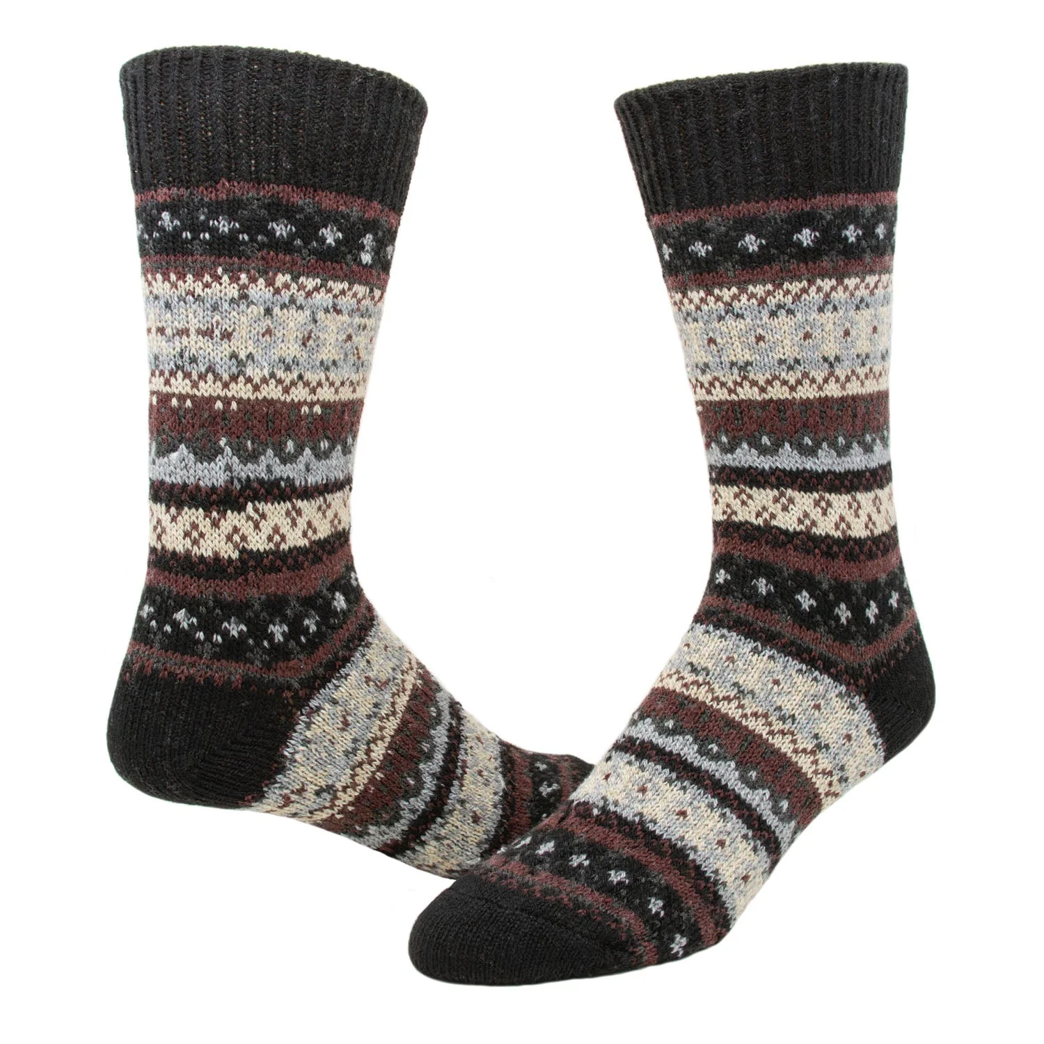 Fairisle Lightweight Crew Sock