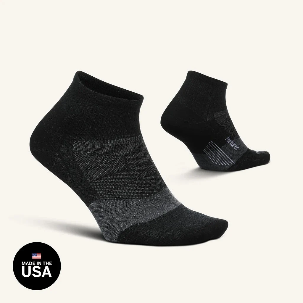 Feetures! Merino 10 QTR - Charcoal