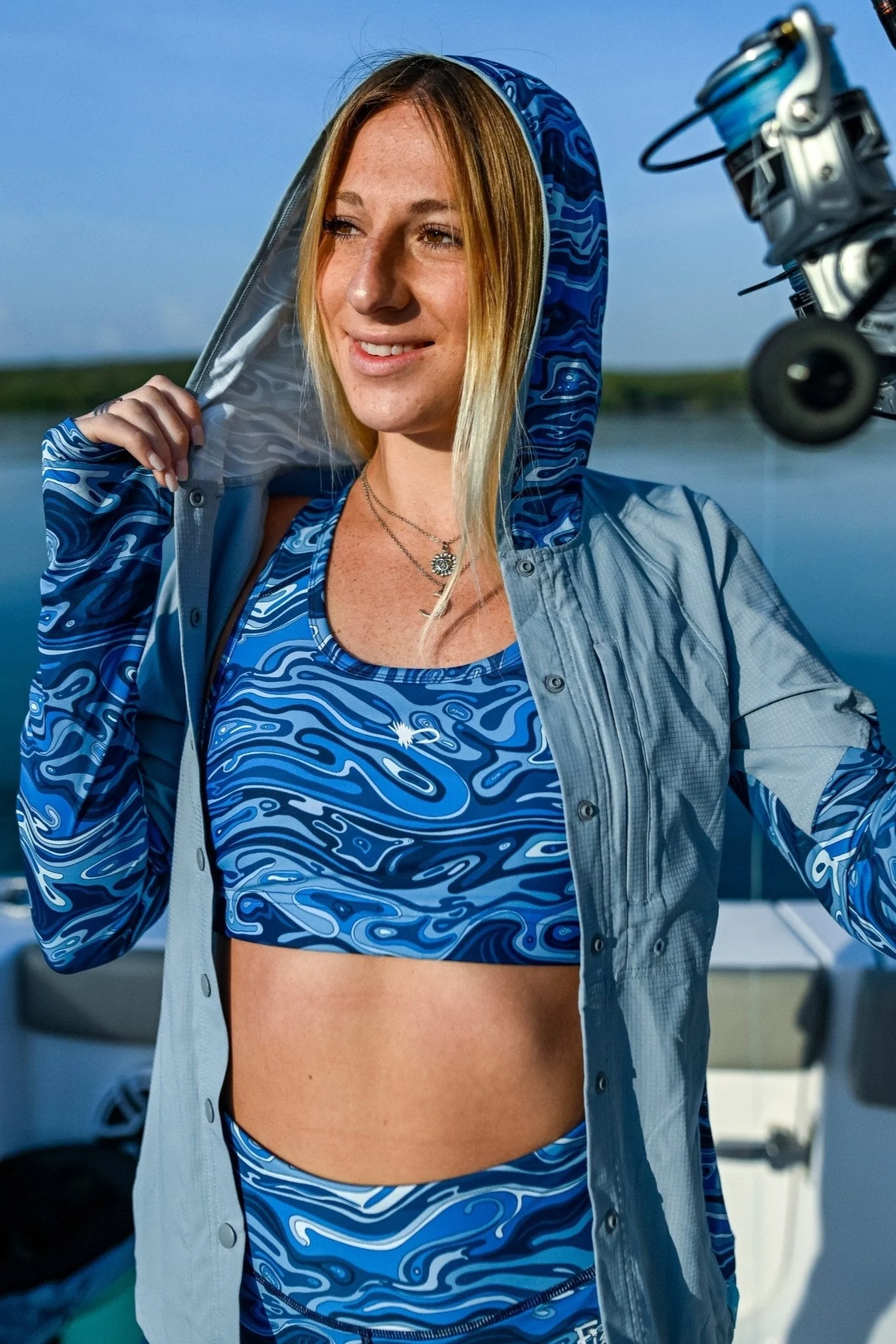 FisheWaters Coastline Hybrid Sunshirt