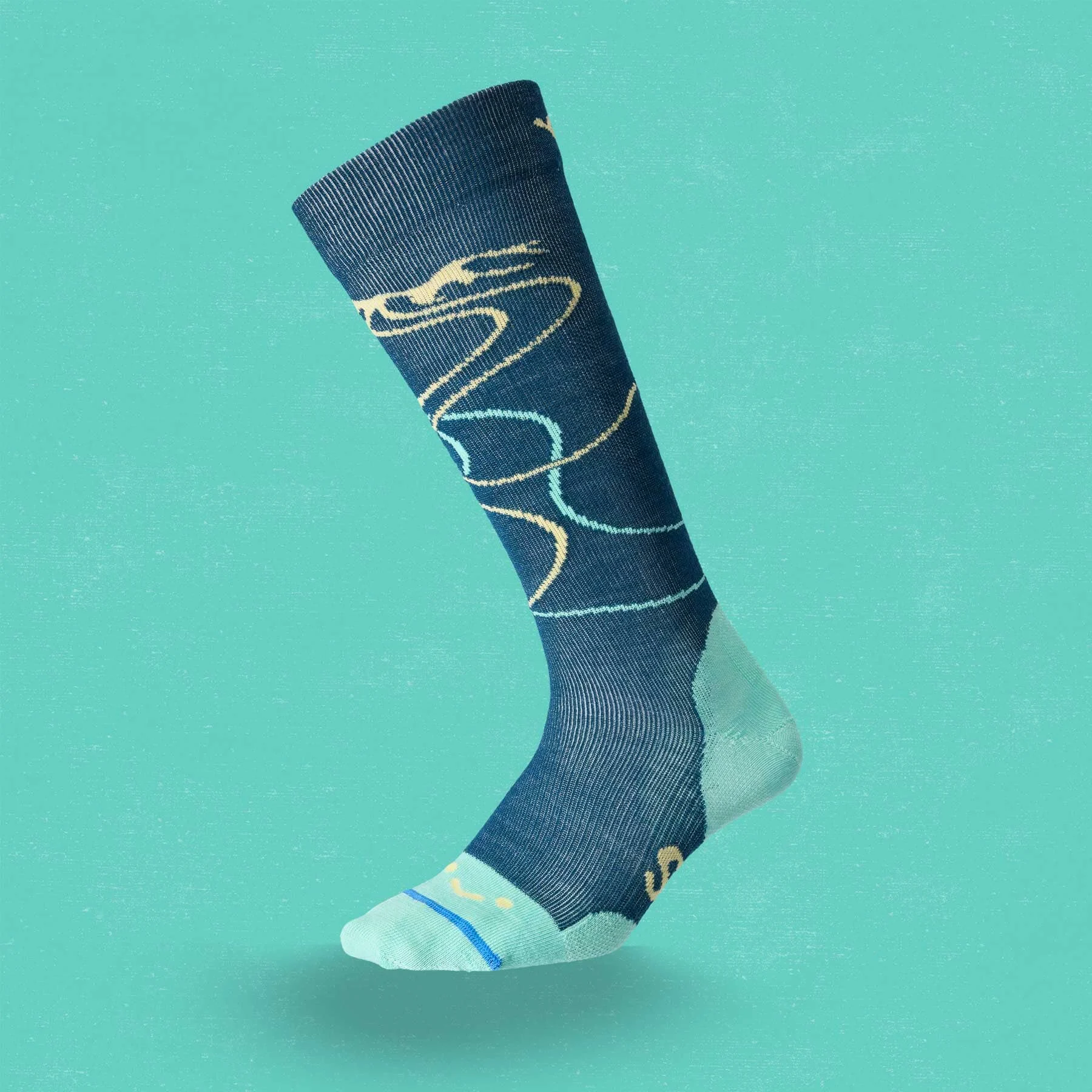 FITS Snow Tracks Ultra Light Cushion Over Calf Sock