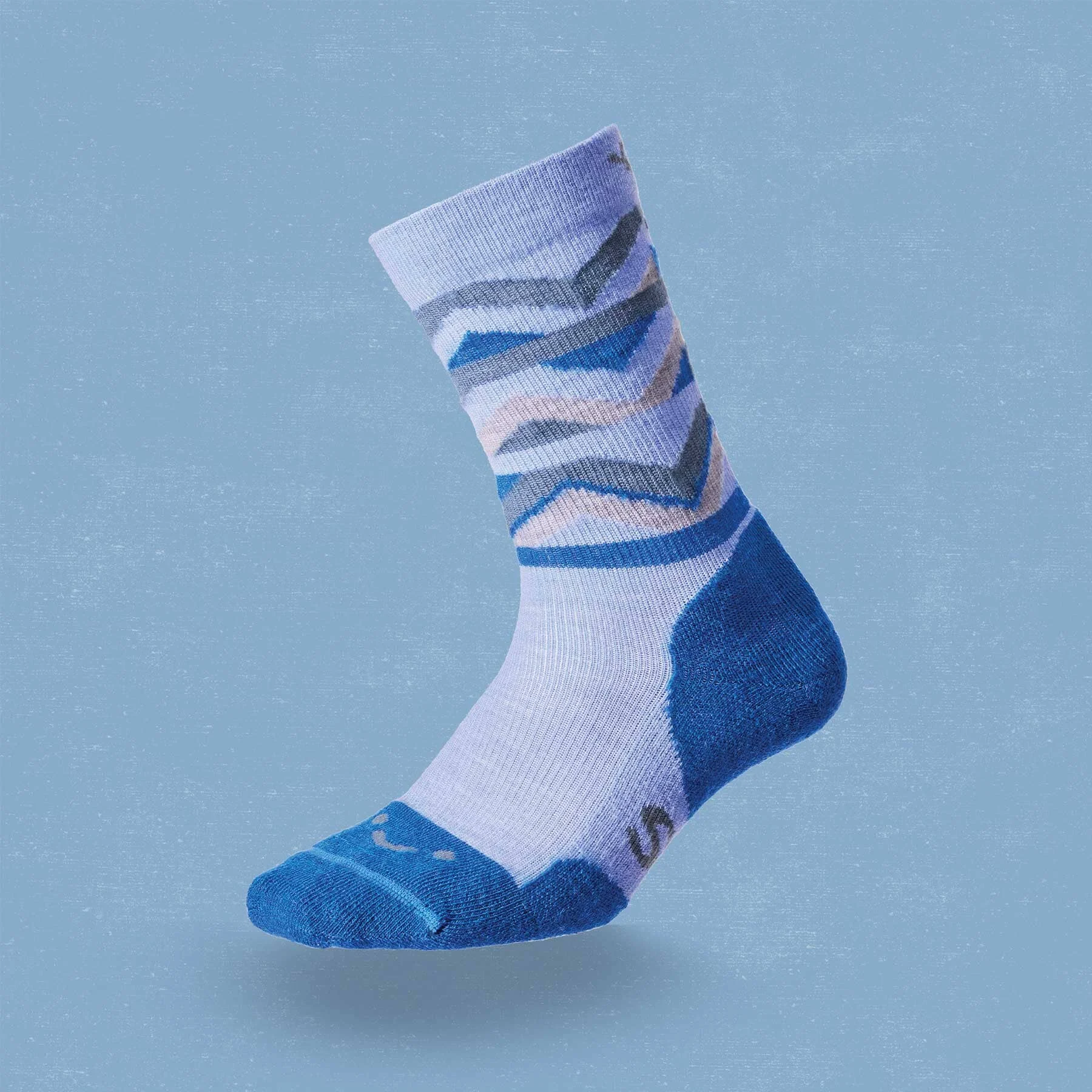 FITS Zig Zag Light Cushion Crew Sock