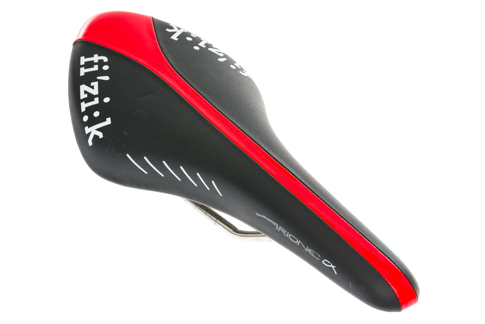 Fizik Arione CX Saddle 132mm K:ium Rails Black/Red