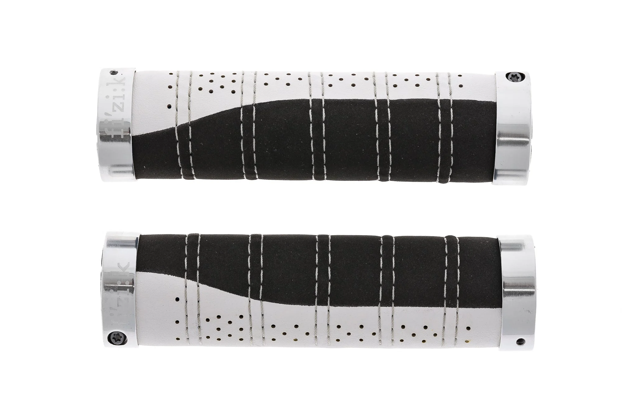 Fizik Lock-On XC Grips 135mm Black/White