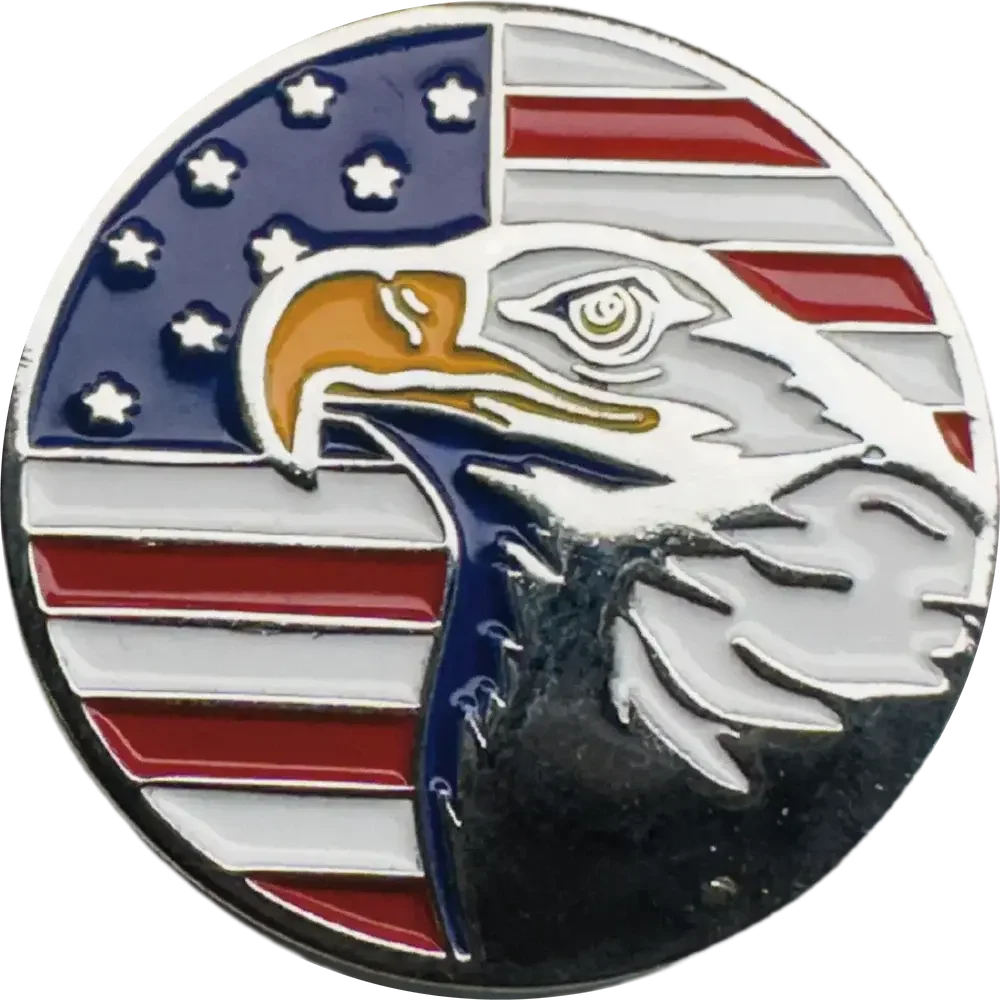 Flag Eagle | Magnetic Hat Pin
