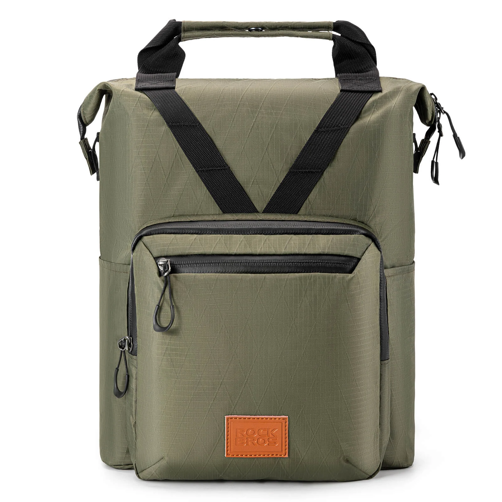Folding Bike Handlebar Bag Backpack - 11.5L
