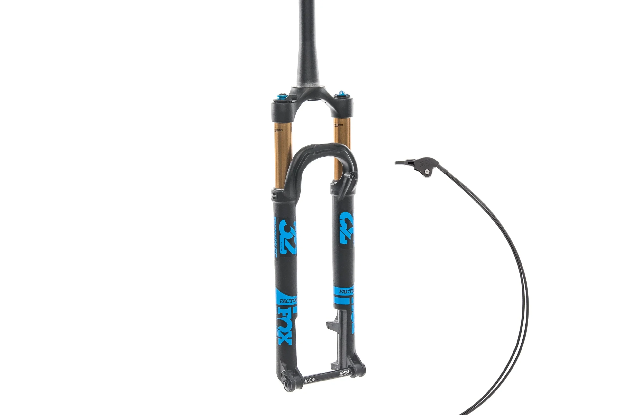 Fox 32 Float Stepcast Factory Series FiT4 29" 100mm Fork w/ Remote Boost 44mm Blue - 2020