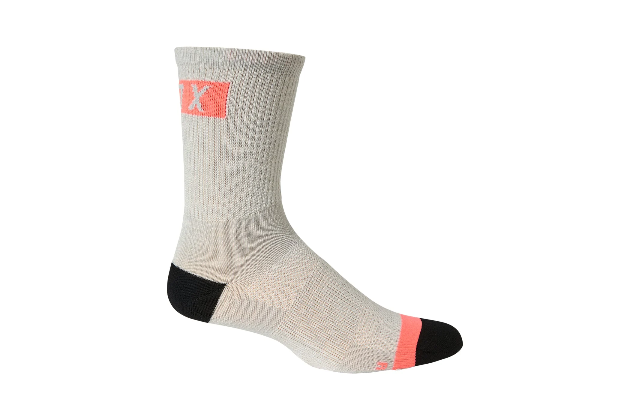 Fox Racing 6" Flexair Merino Sock Light Grey