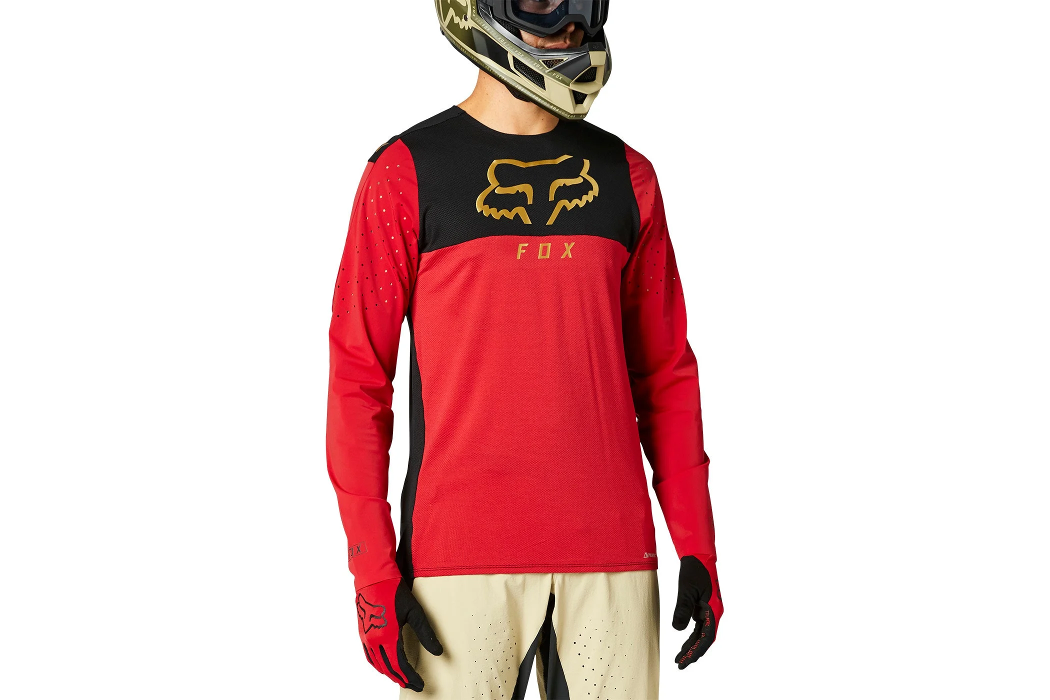 Fox Racing Flexair Delta LS Jersey Chili