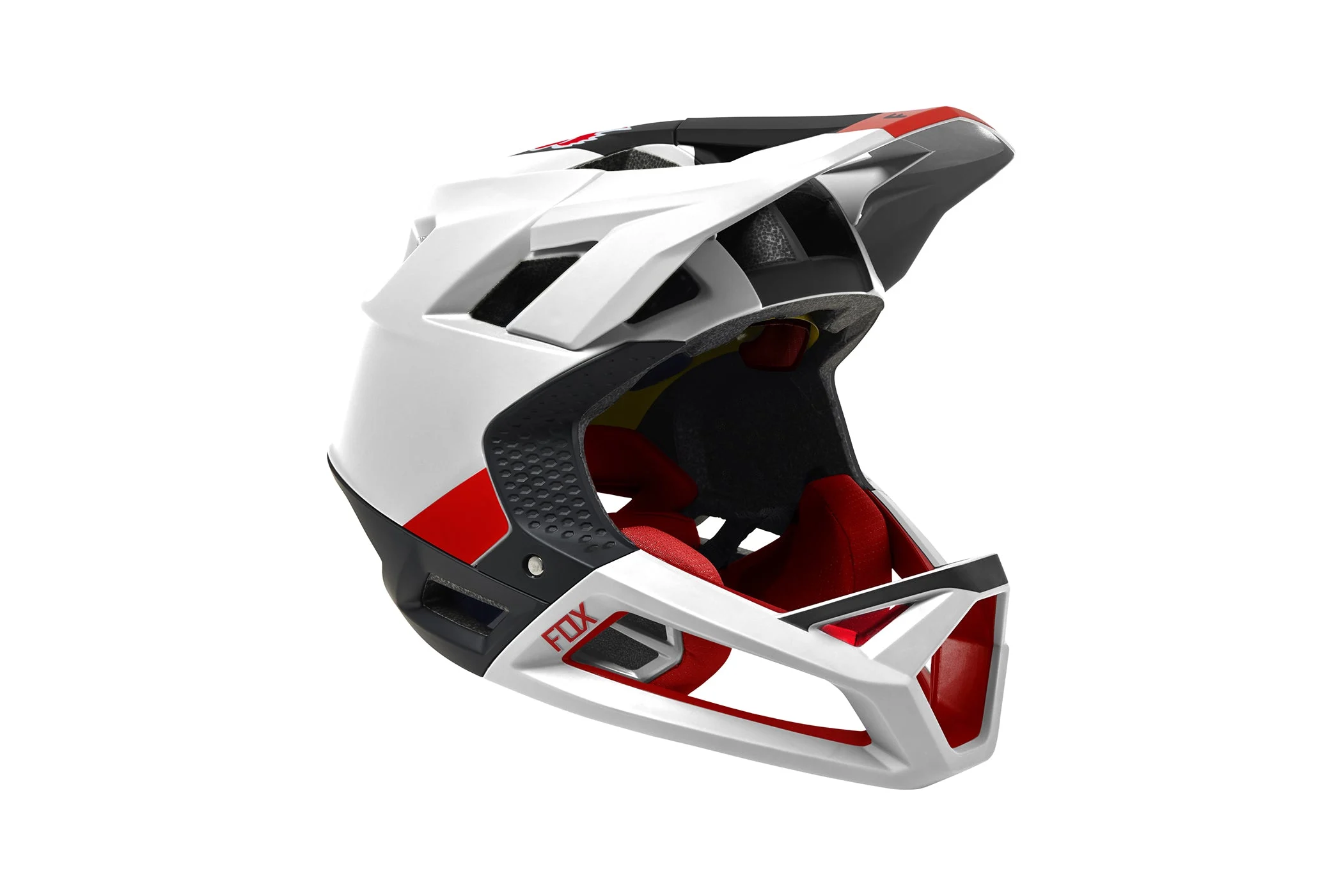 Fox Racing Proframe Bike Helmet Blocked Black/White