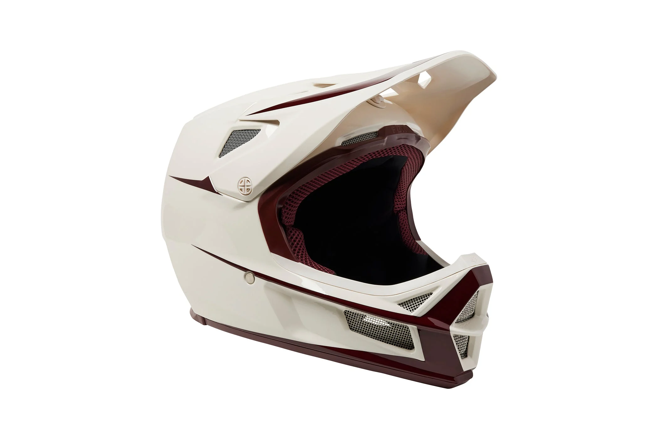 Fox Racing Rampage Comp Stohn Bike Helmet Vintage White