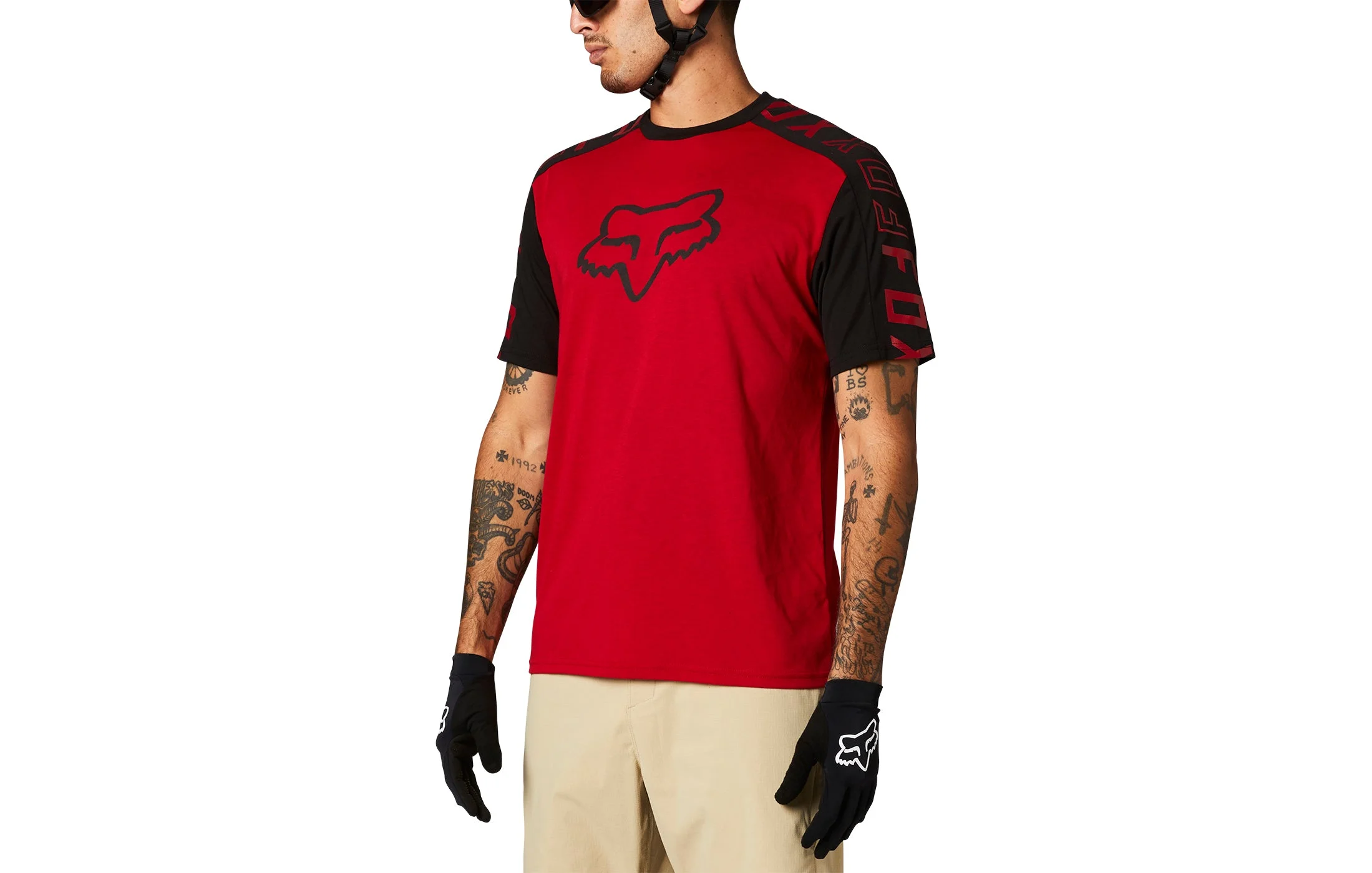Fox Racing Ranger Drirelease SS Jersey Chili
