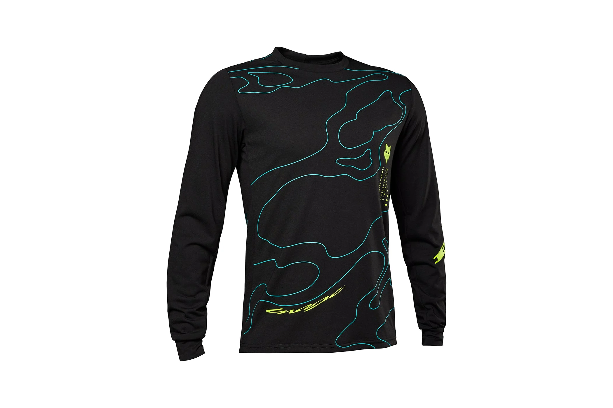 Fox Racing Ranger Lunar Drirelease Long Sleeve Jersey Black