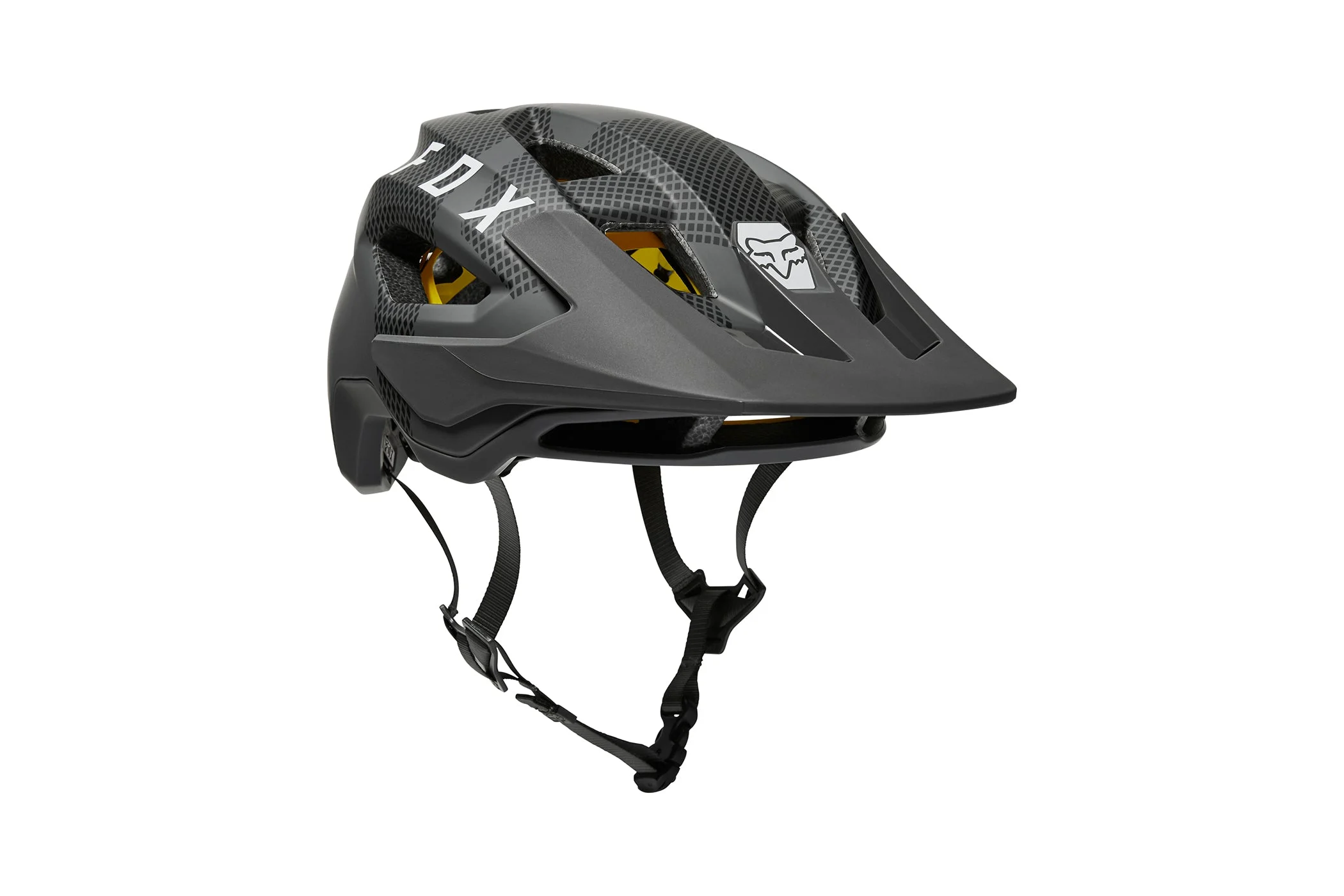 Fox Racing Speedframe Bike Helmet Grey Camo