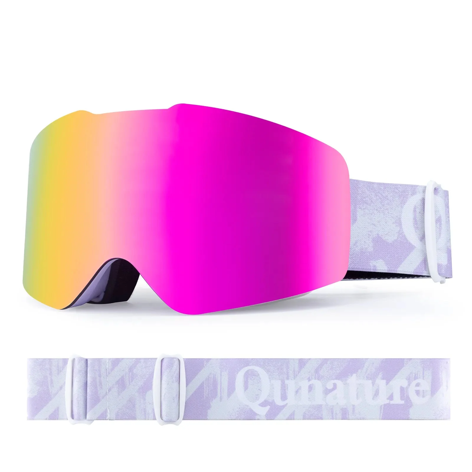 Frameless Wide Vision Ski Goggles Anti-Fog UV400