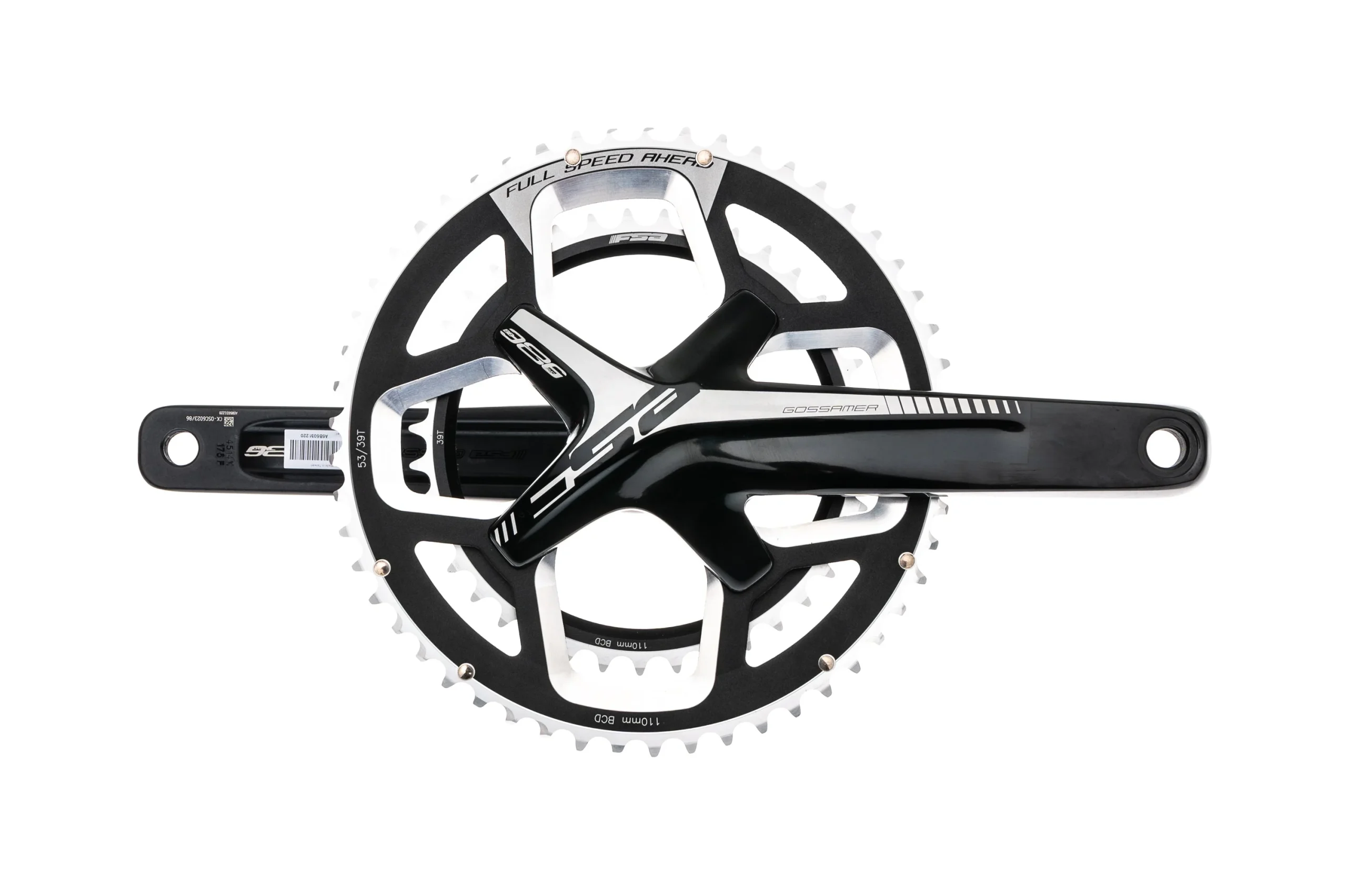 FSA Gossamer Crankset 11 Speed 53/39T BB386EVO
