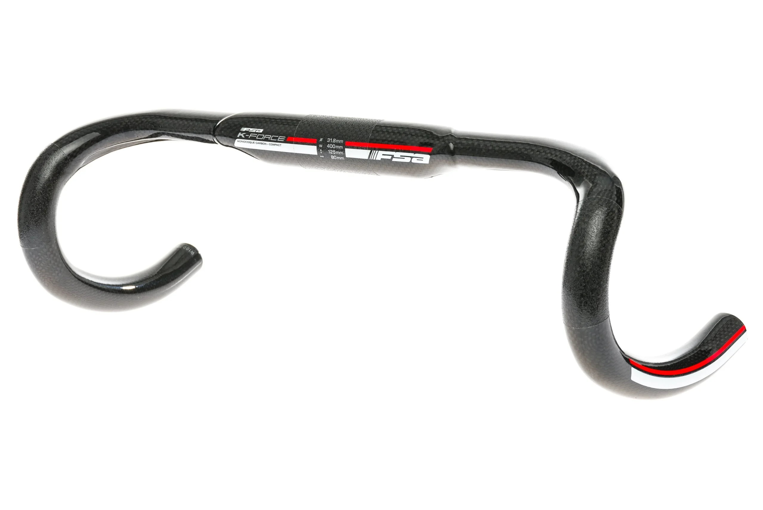 FSA K-Force Compact Handlebar 31.8mm x 40cm Carbon Black