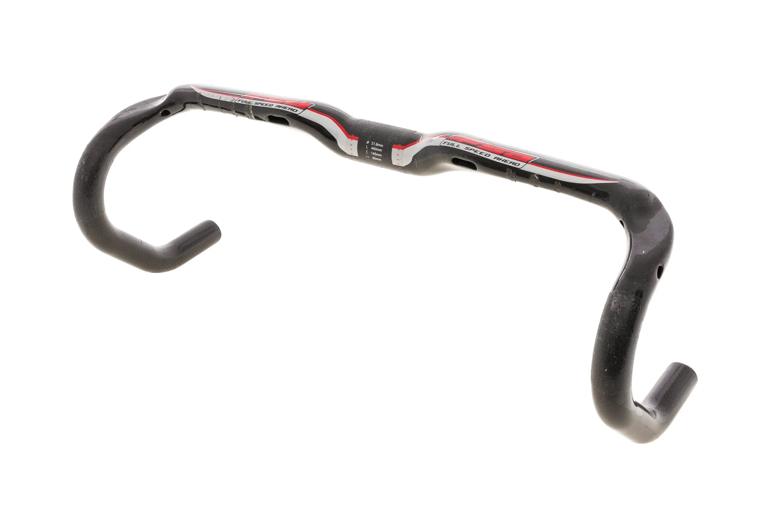FSA K-Wing Handlebar 31.8mm x 44cm Carbon Black/Red