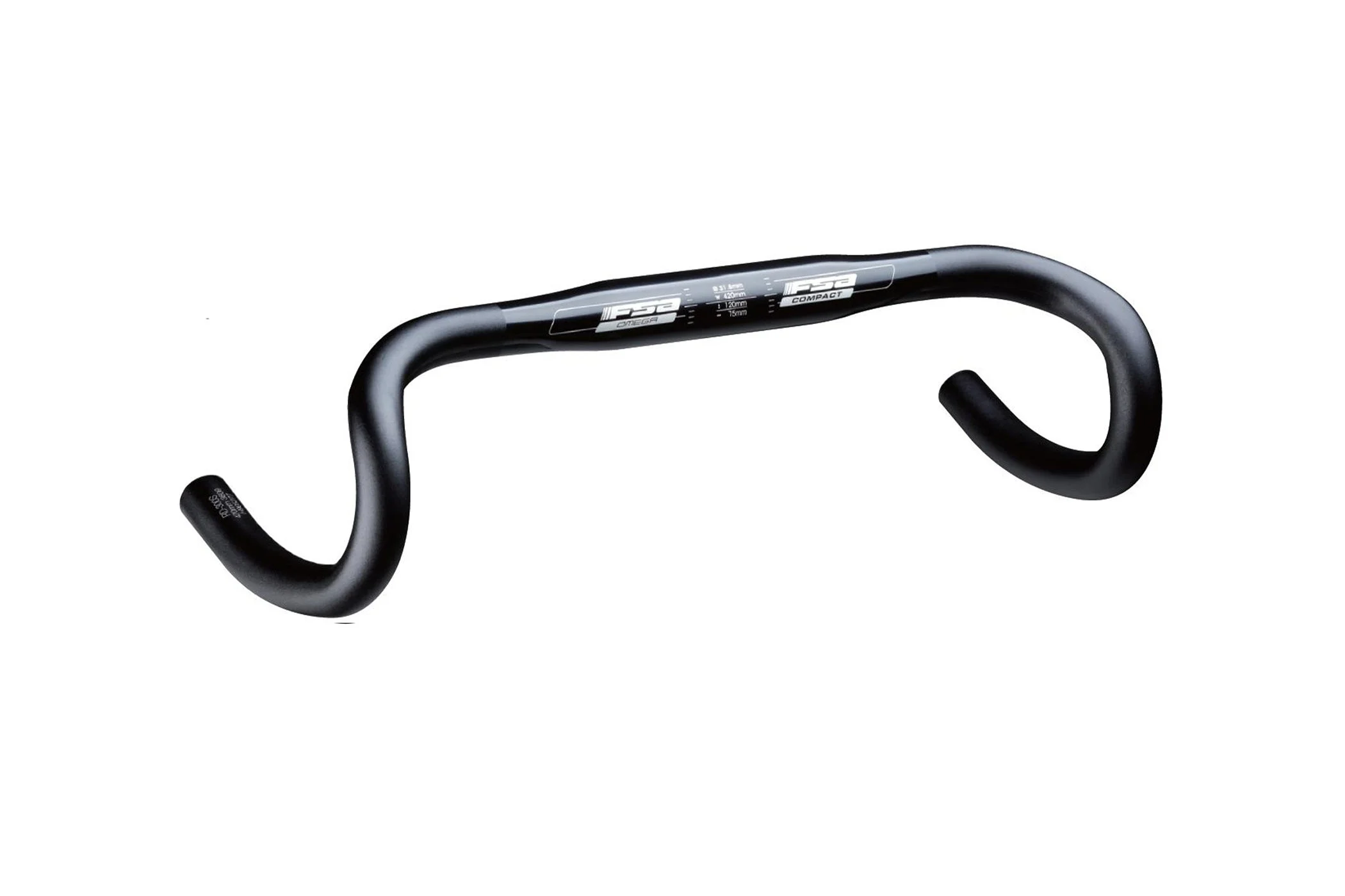 FSA Omega Compact Alloy Handlebar 42cm 31.8mm Clamp