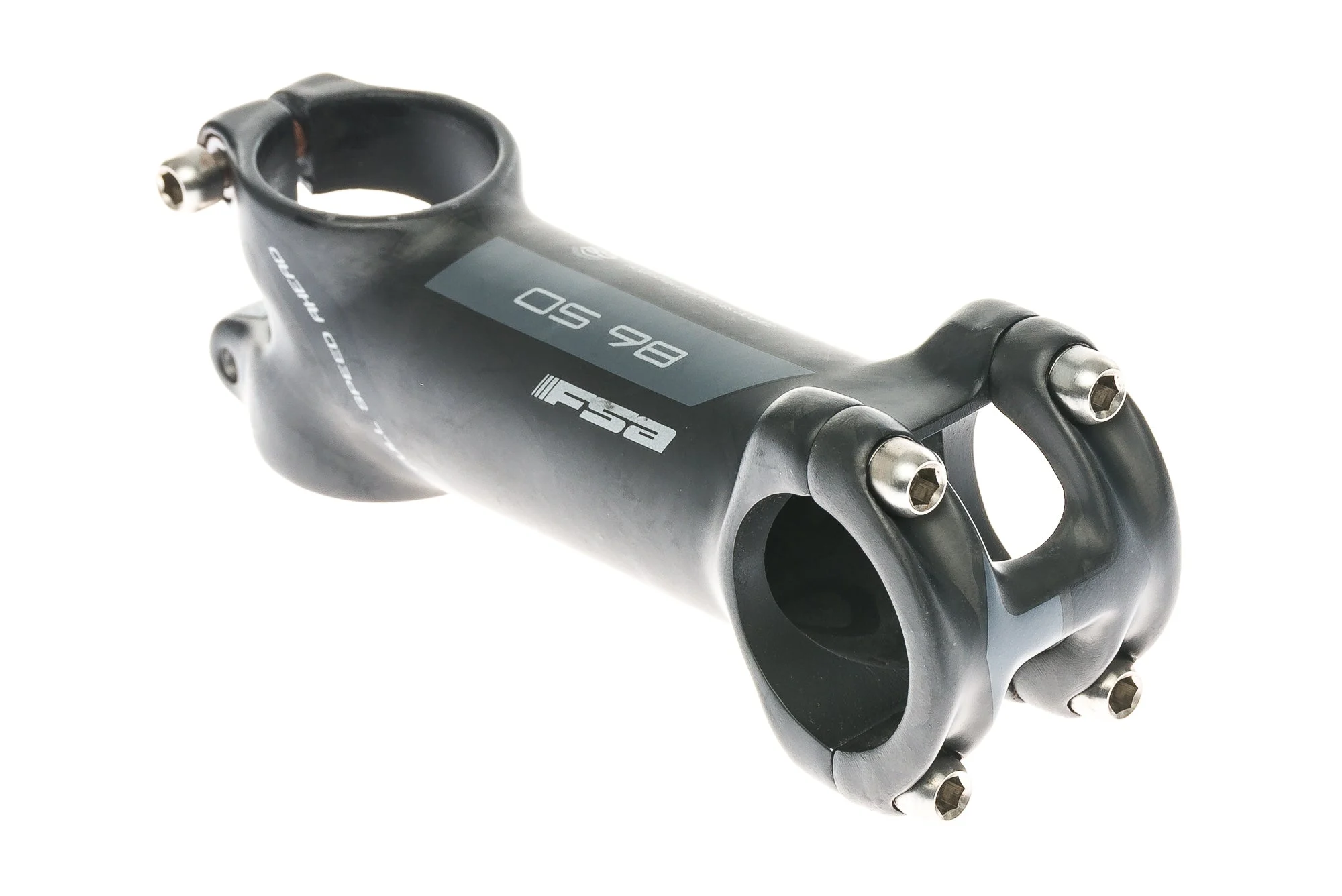 FSA OS 98 Carbon Stem 31.8mm Clamp 100mm 6 Degree Black